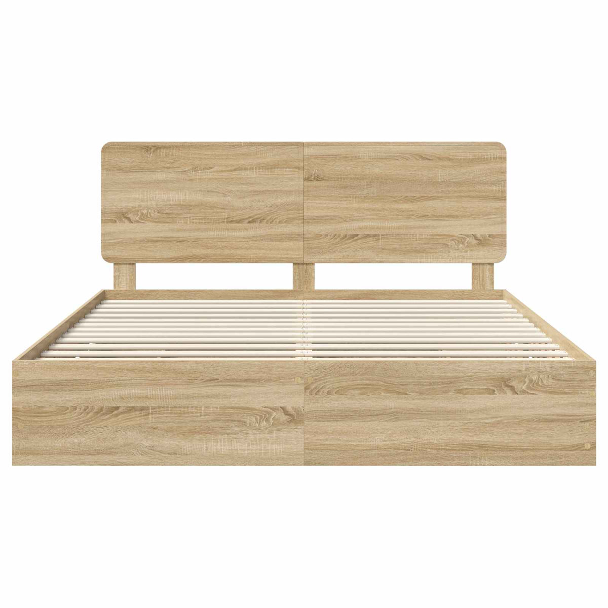 Bed Frame with Drawer Sonoma Oak 180 x 200 cm Engineered Wood