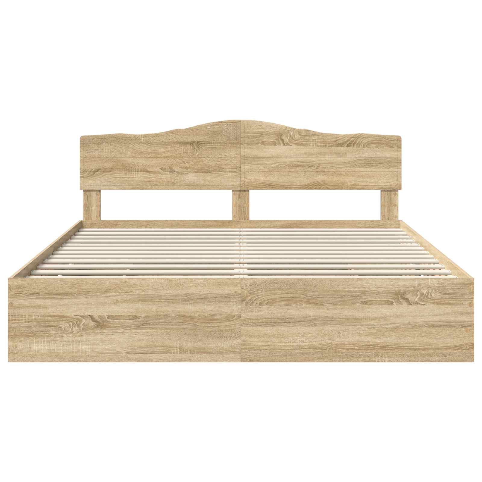 Bed Frame with Drawer Sonoma Oak 180 x 200 cm Engineered Wood