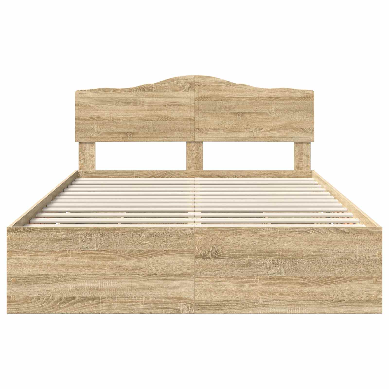 Bed Frame with Drawer Sonoma Oak 150 x 200 cm Engineered Wood