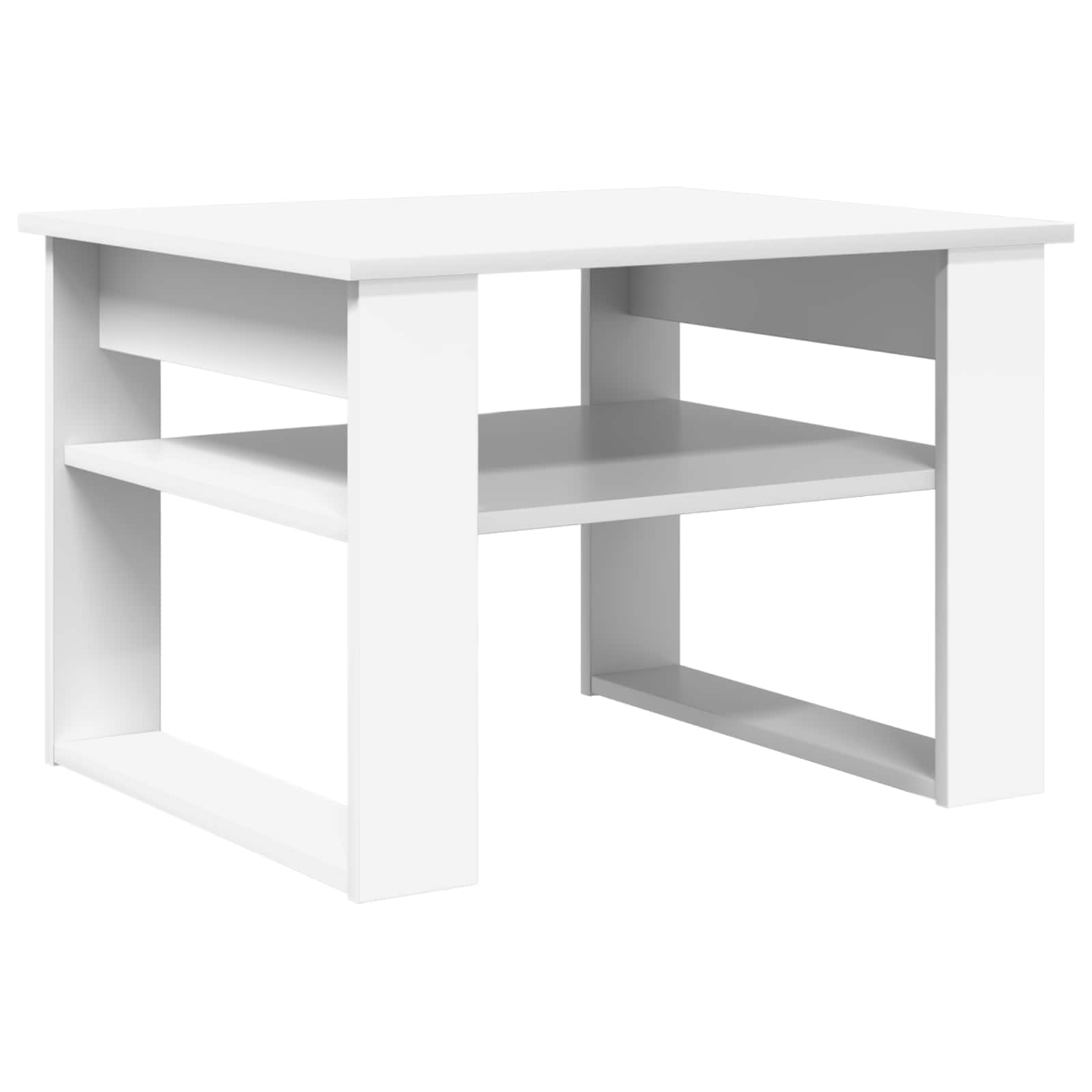 Coffee Table with Storage White 64 x 54 x 44 cm Engineered Wood