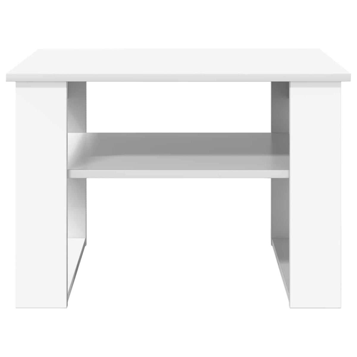 Coffee Table with Storage White 64 x 54 x 44 cm Engineered Wood
