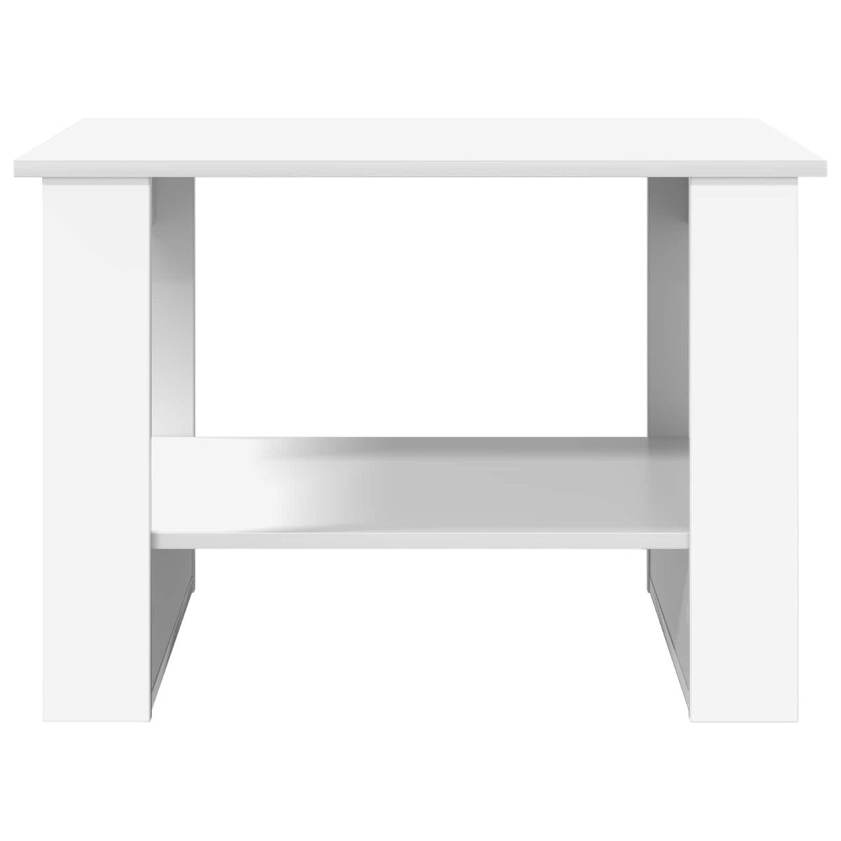 Coffee Table White 72 x 50 x 50 cm Engineered Wood
