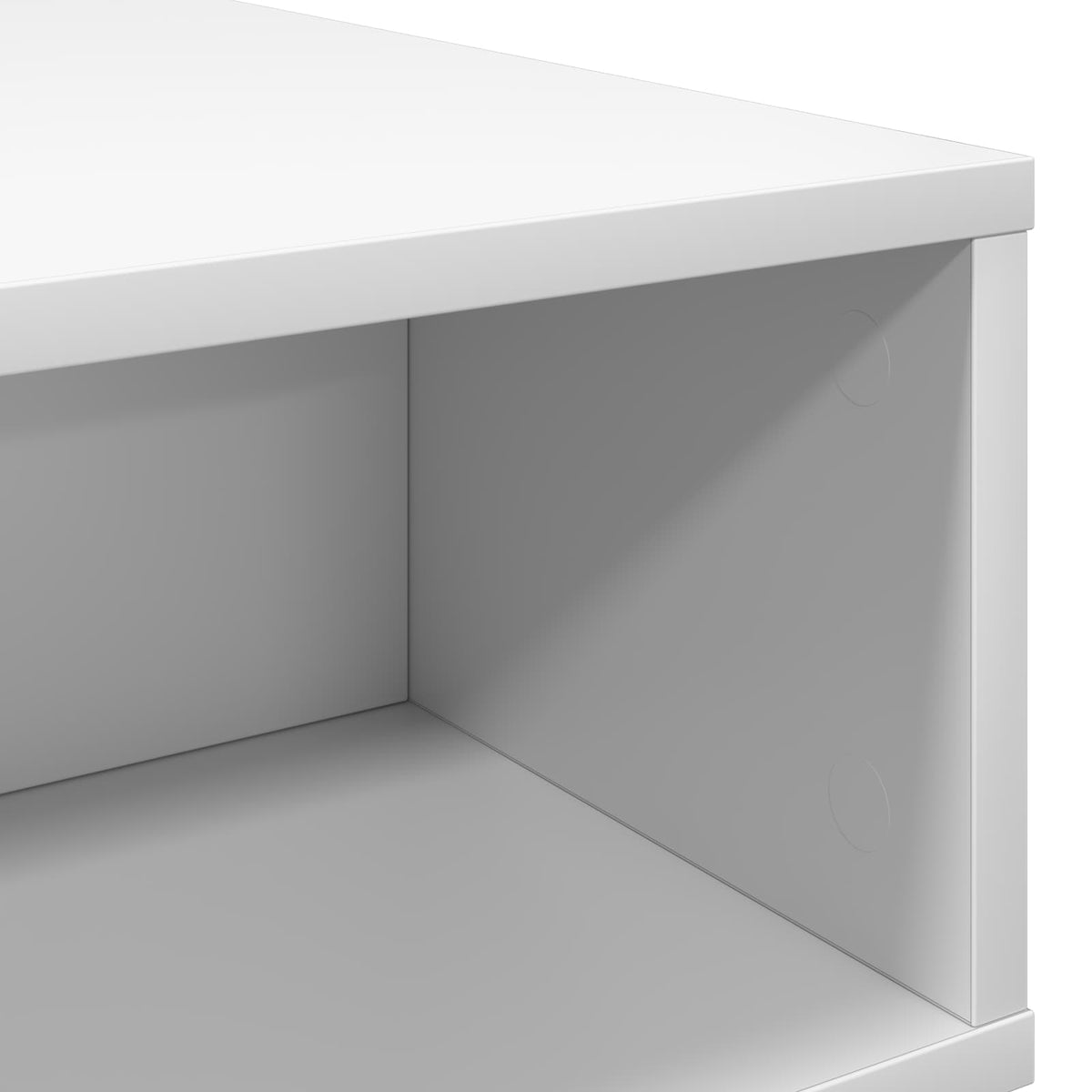 Coffee Table White 48 x 46 x 35 cm Engineered Wood
