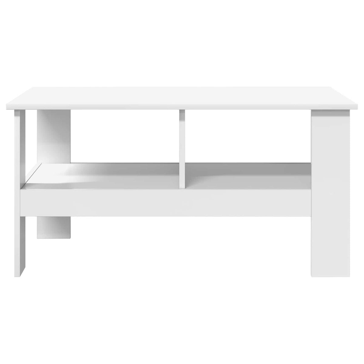 Coffee Table White 90 x 50 x 45 cm Engineered Wood