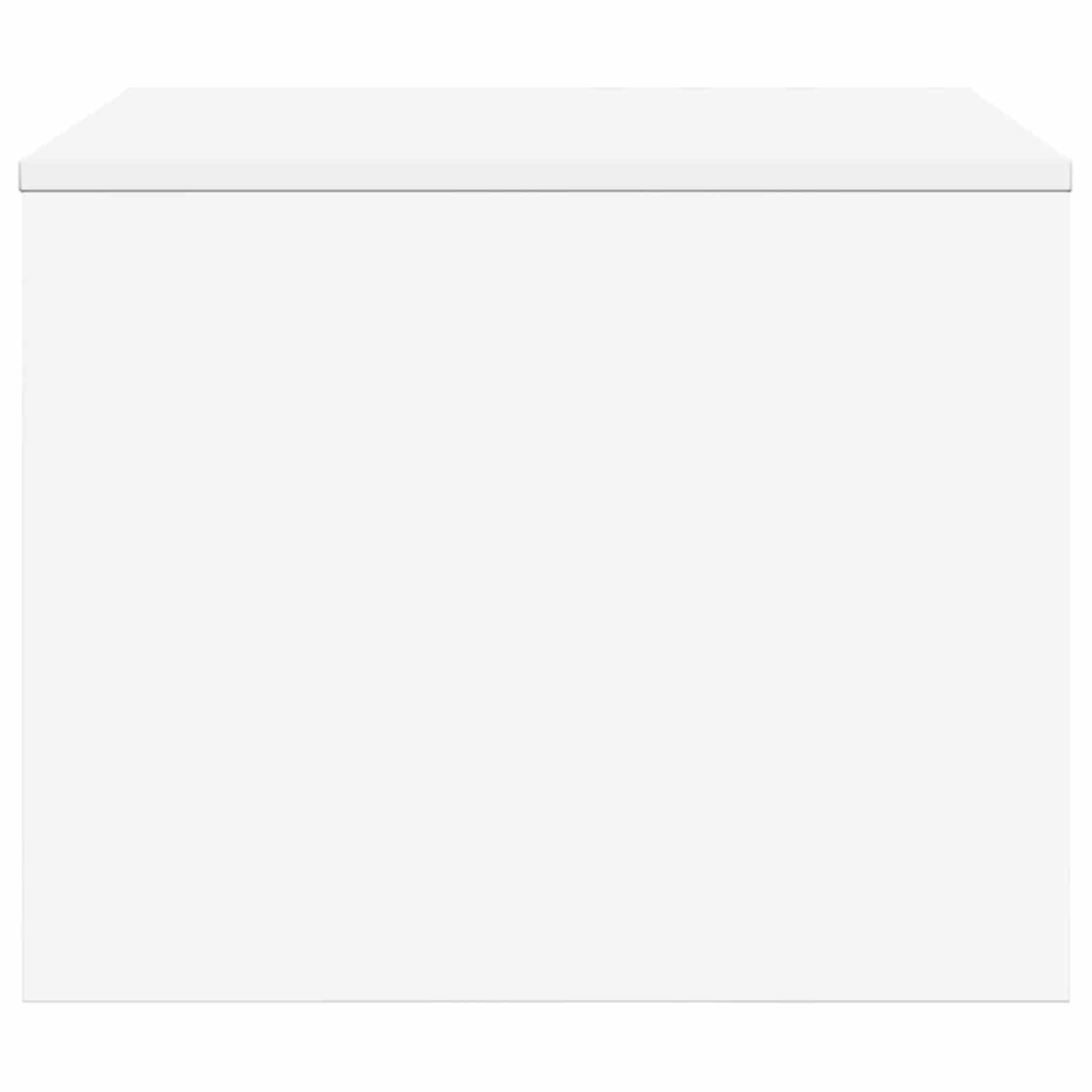 Coffee Table White 60 x 50 x 40 cm Engineered Wood