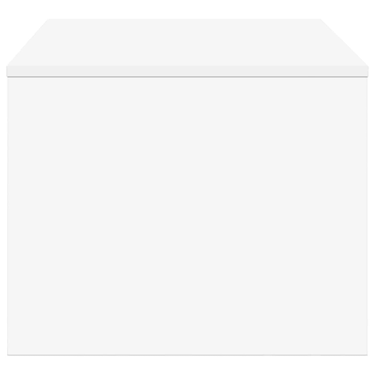 Coffee Table White 80 x 50 x 40 cm Engineered Wood