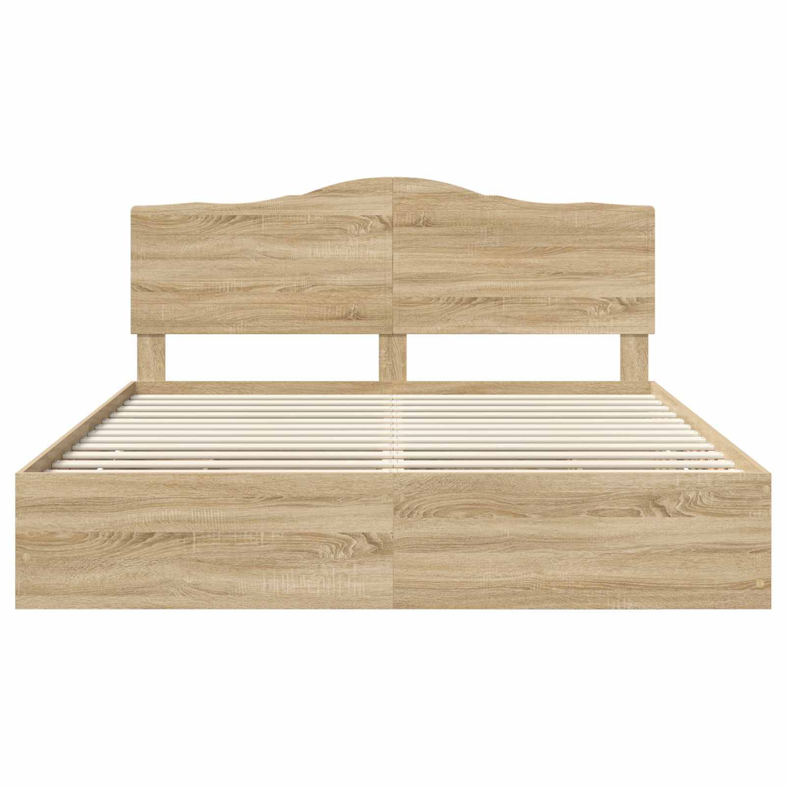 Bed Frame with Drawer Sonoma Oak 180 x 200 cm Engineered Wood