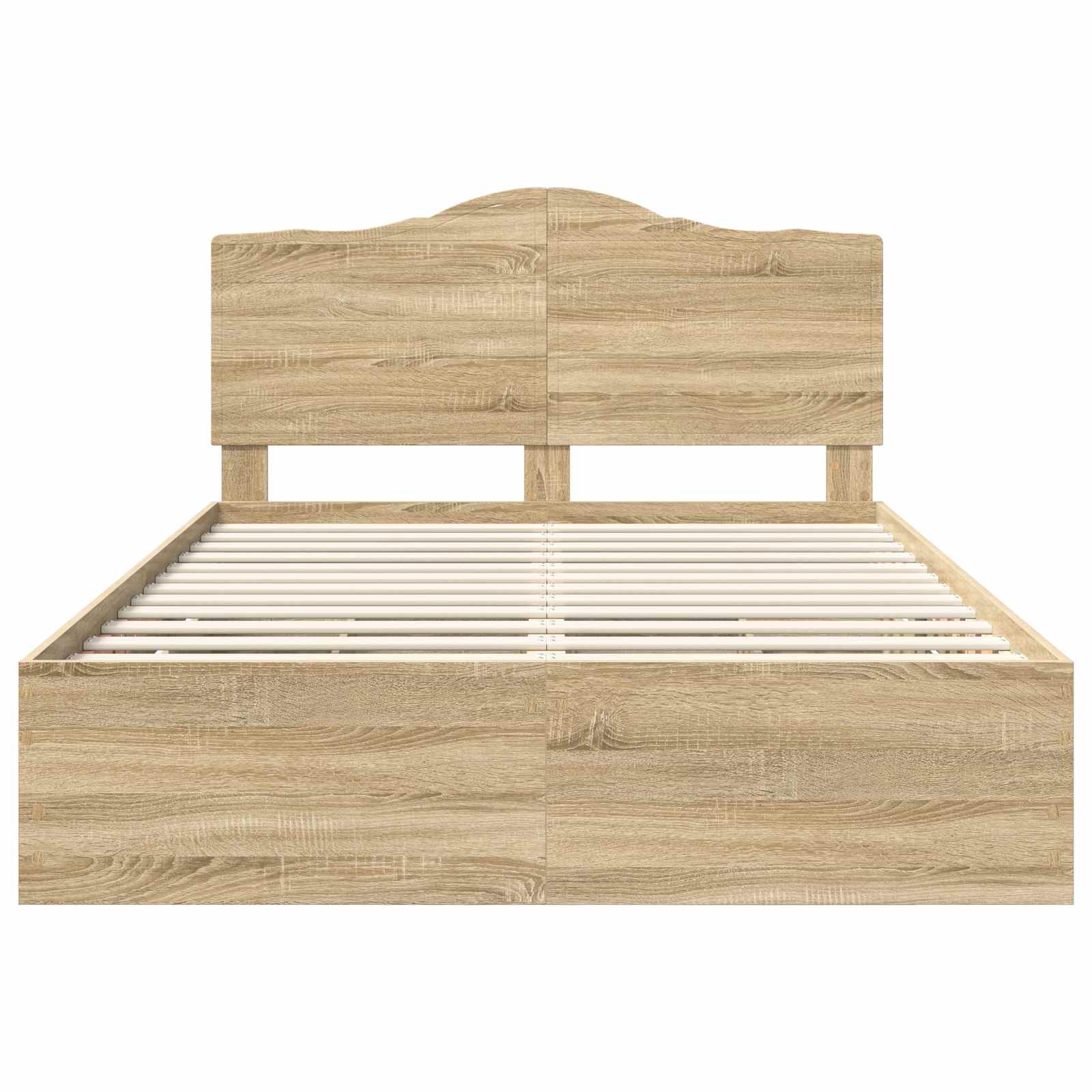 Bed Frame with Drawer Sonoma Oak 150 x 200 cm Engineered Wood