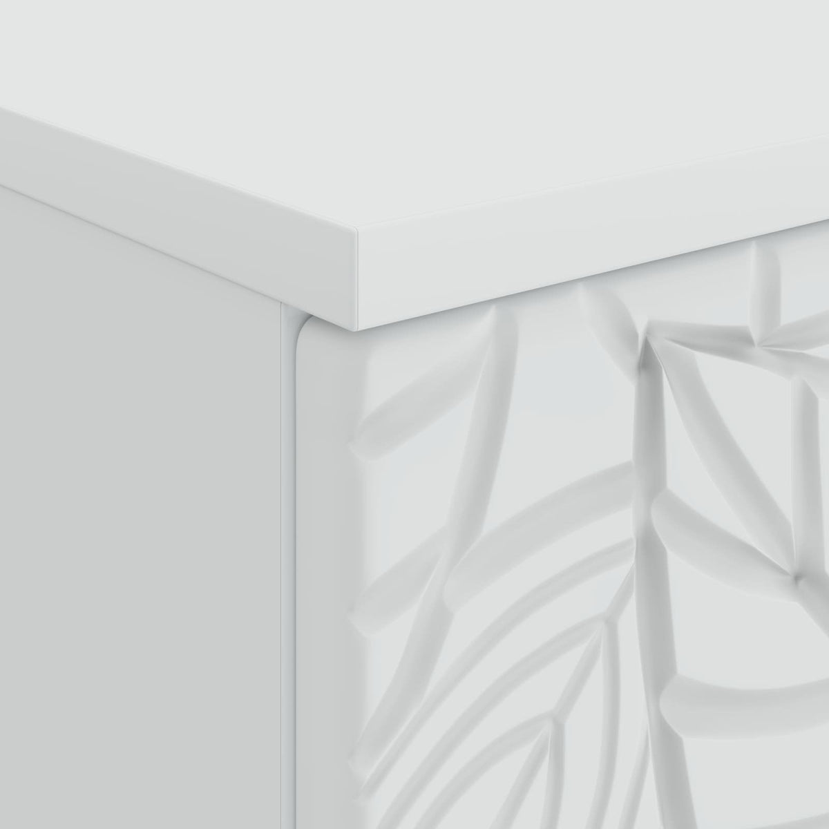 Desk White Engineered Wood 142.5 x 50 x 75 cm