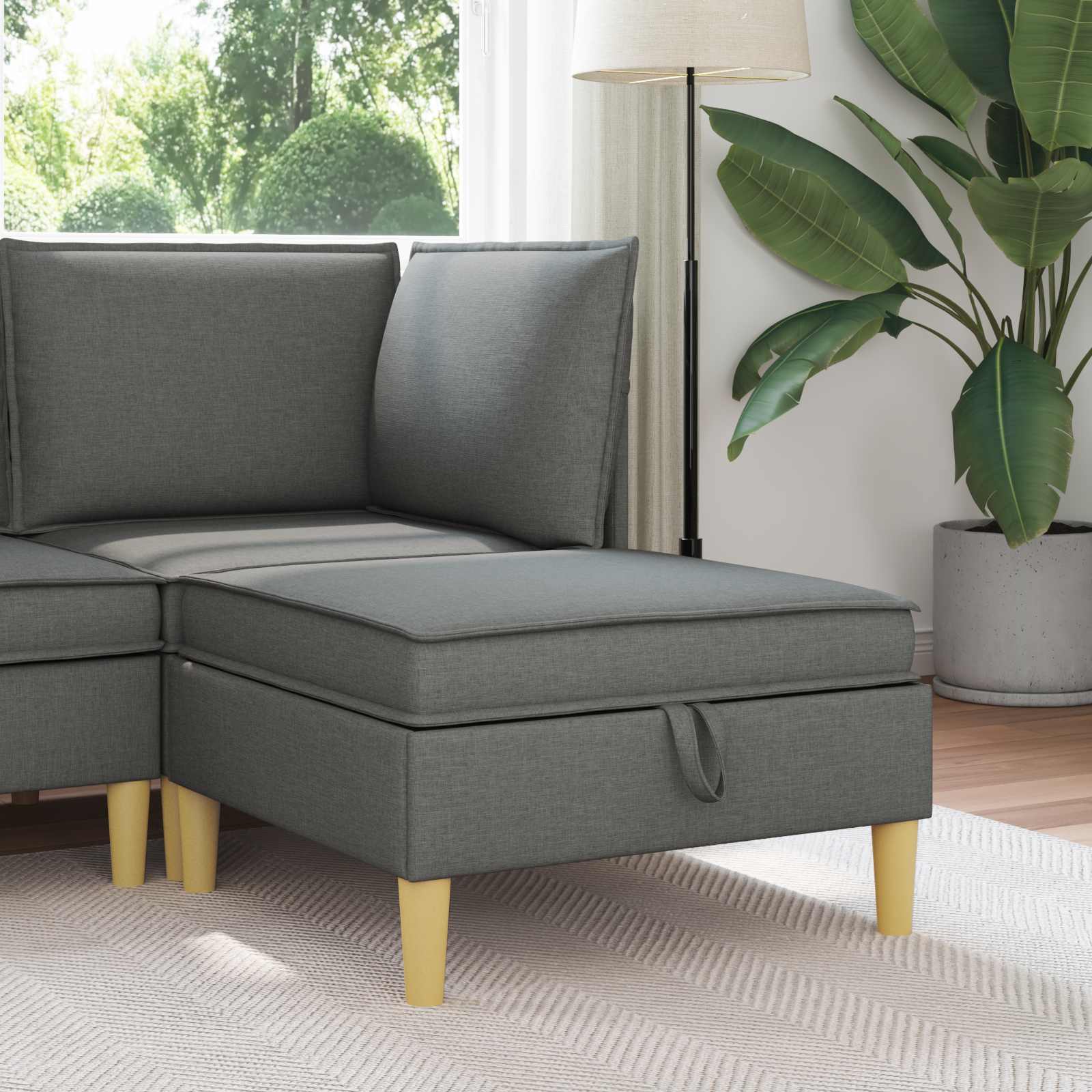 Sofa with Storage Fabric