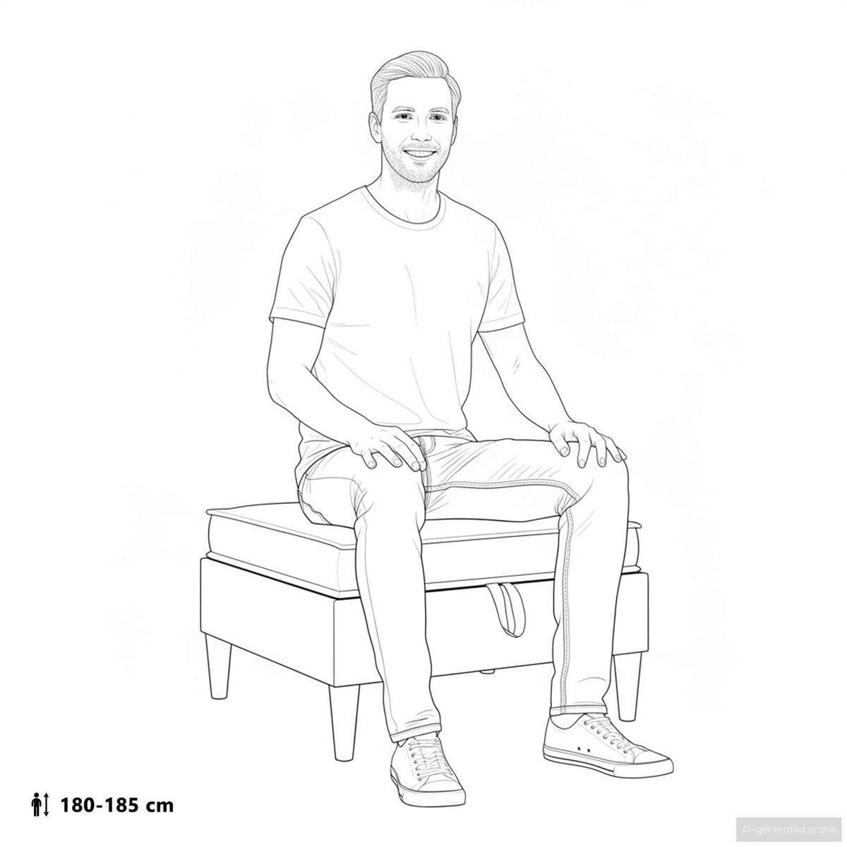 Sofa with Storage Fabric