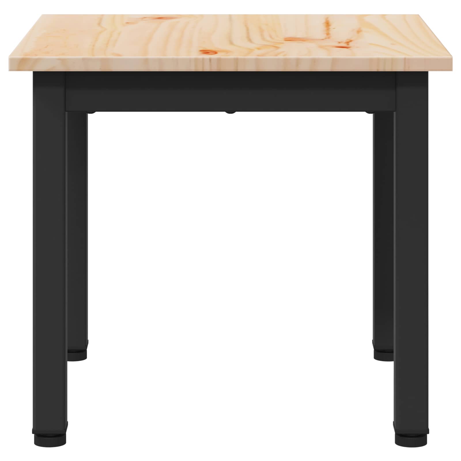 Coffee Table Natural 40 x 40 x 36 cm Solid Pine Wood