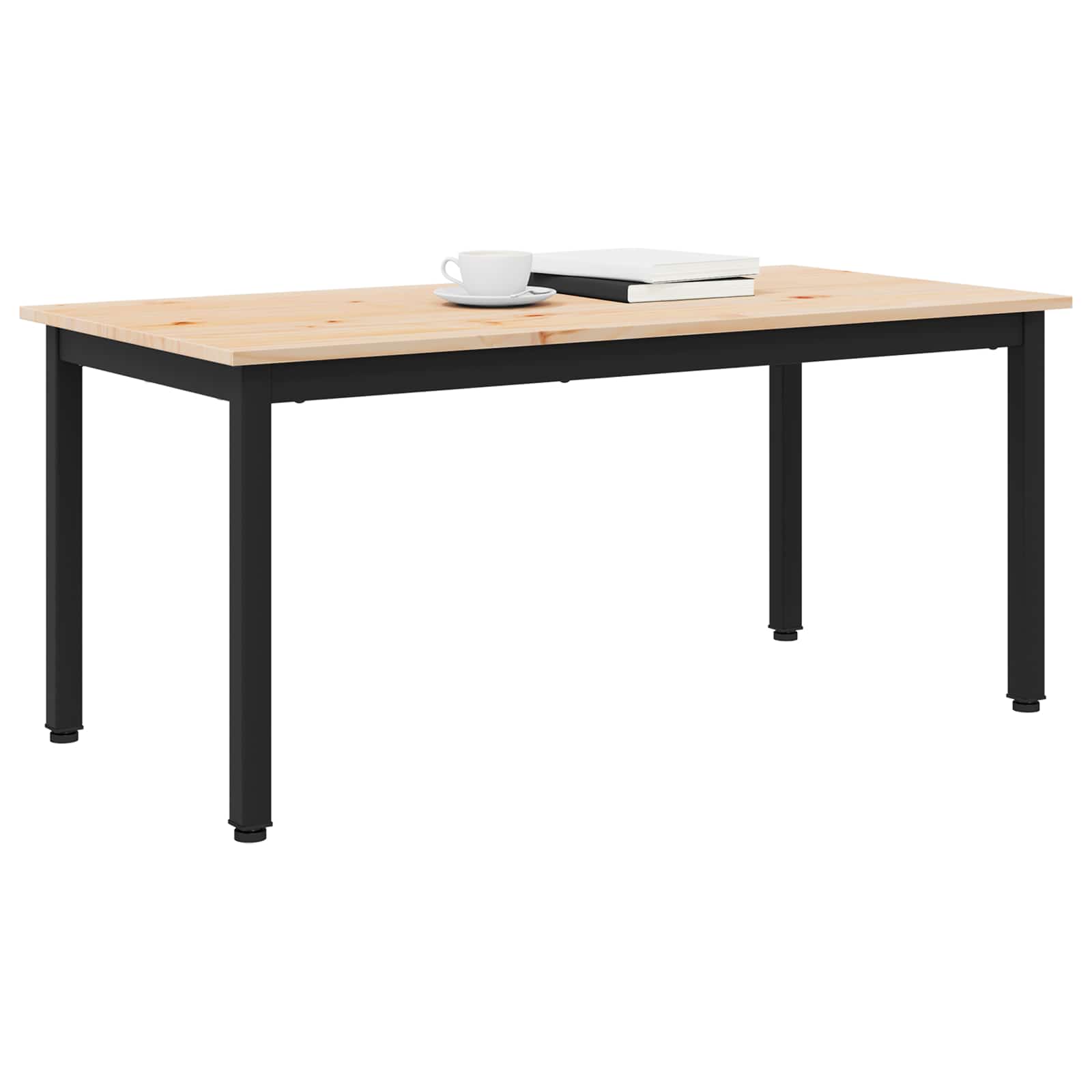 Coffee Table Natural 100 x 50 x 45 cm Solid Pine Wood