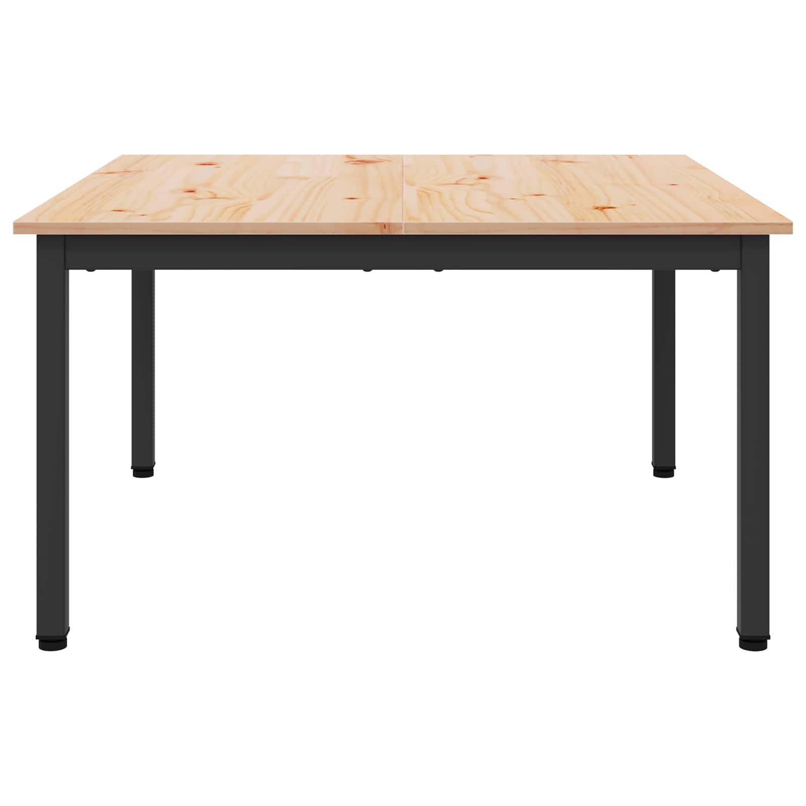 Coffee Table Natural 80 x 80 x 45 cm Solid Pine Wood