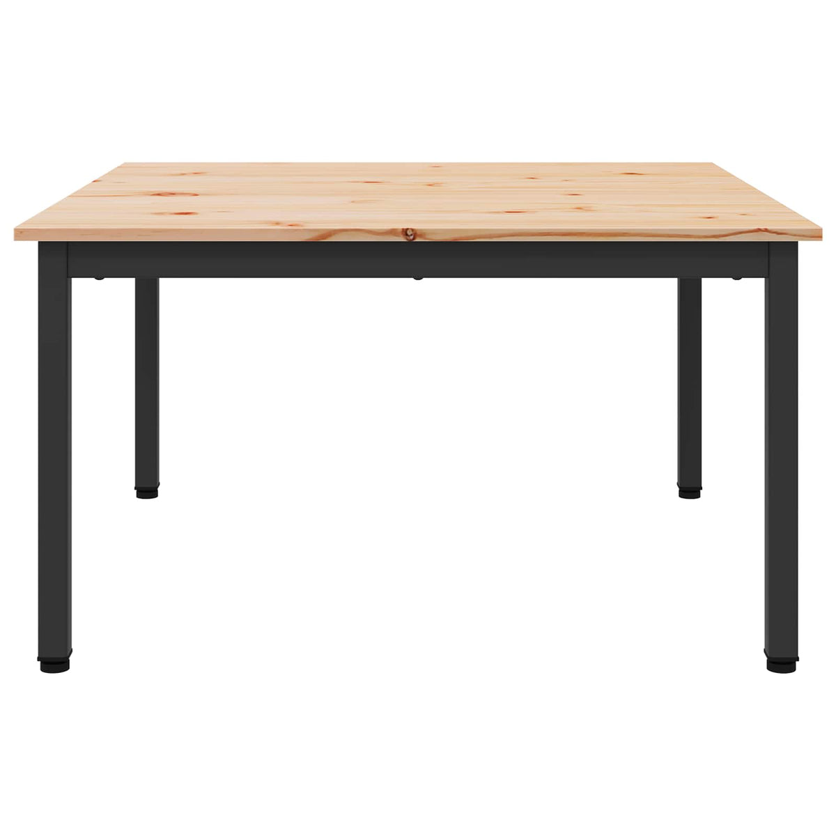 Coffee Table Natural 80 x 80 x 45 cm Solid Pine Wood