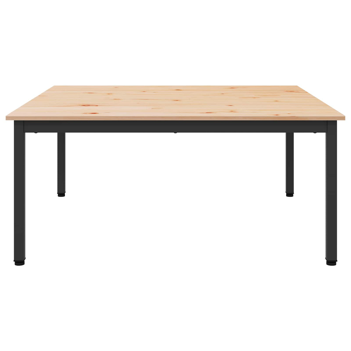 Coffee Table Natural 100 x 100 x 45 cm Solid Pine Wood