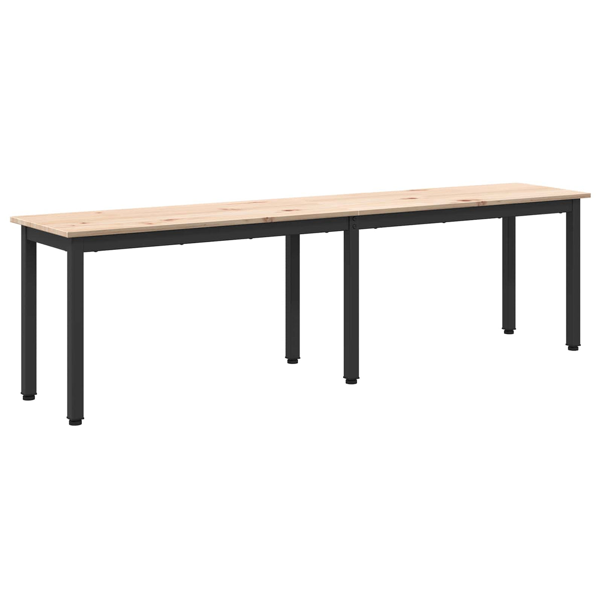 Bench Natural 160 x 35 x 45 cm Solid Pine Wood