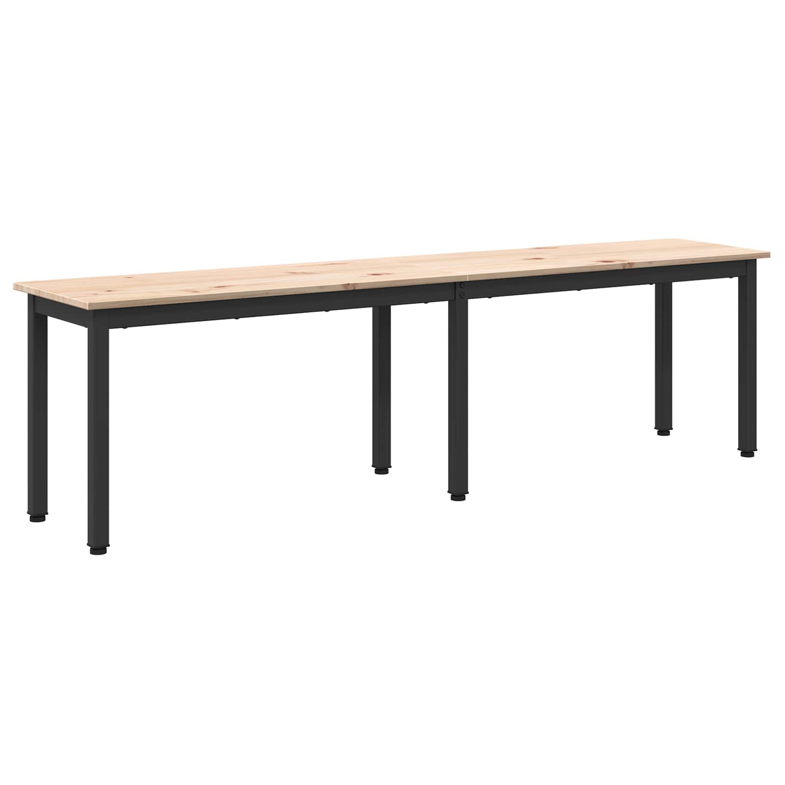 Bench Natural 160 x 35 x 45 cm Solid Pine Wood