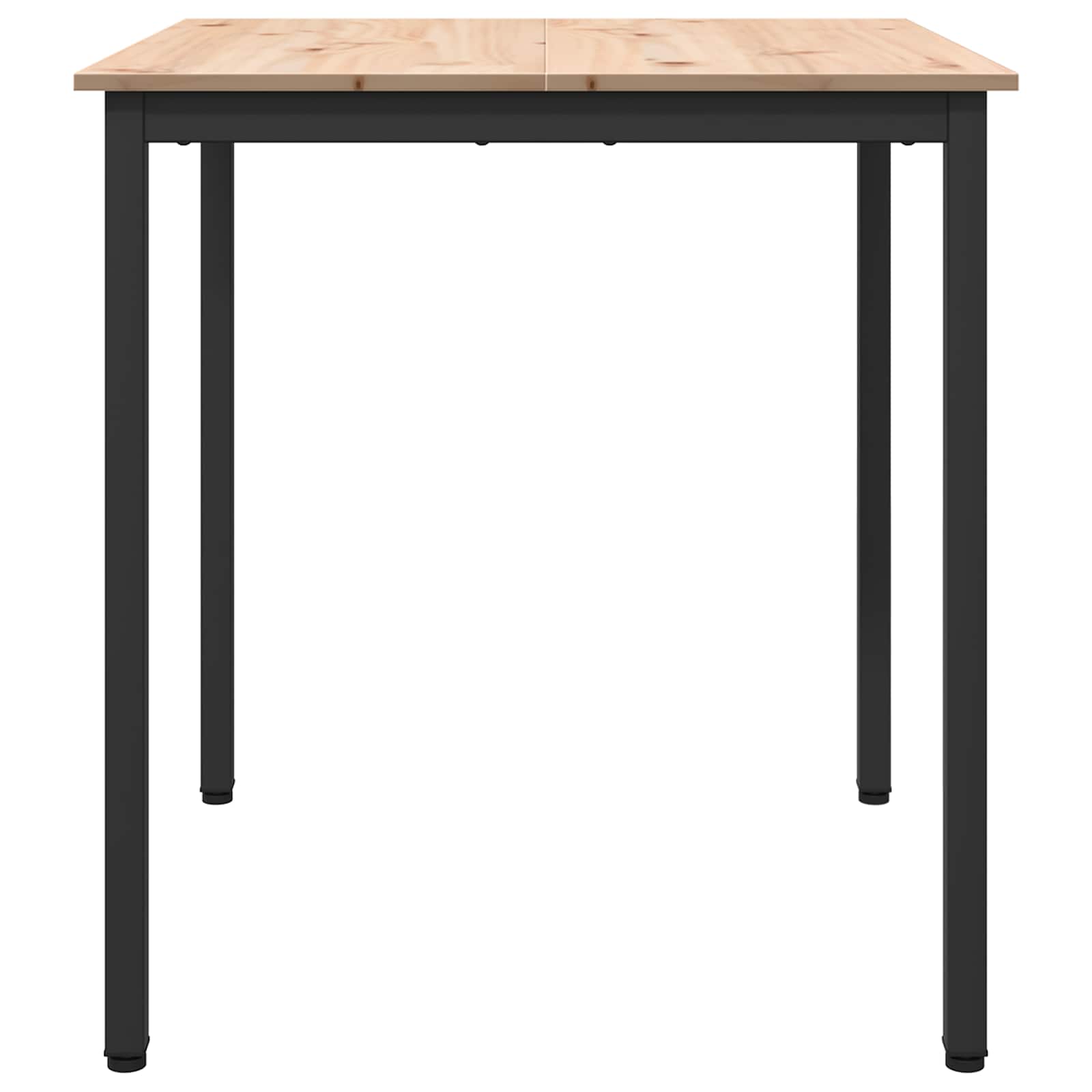 Dining Table Natural 70 x 70 x 75 cm Solid Pine Wood