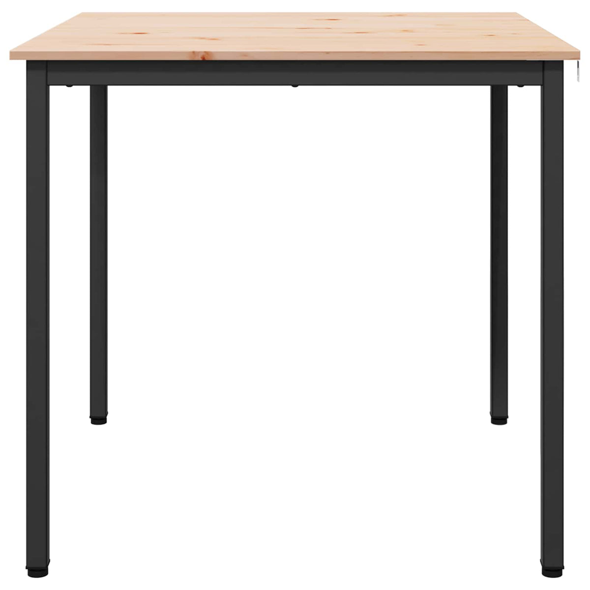 Dining Table Natural 80 x 80 x 75 cm Solid Pine Wood