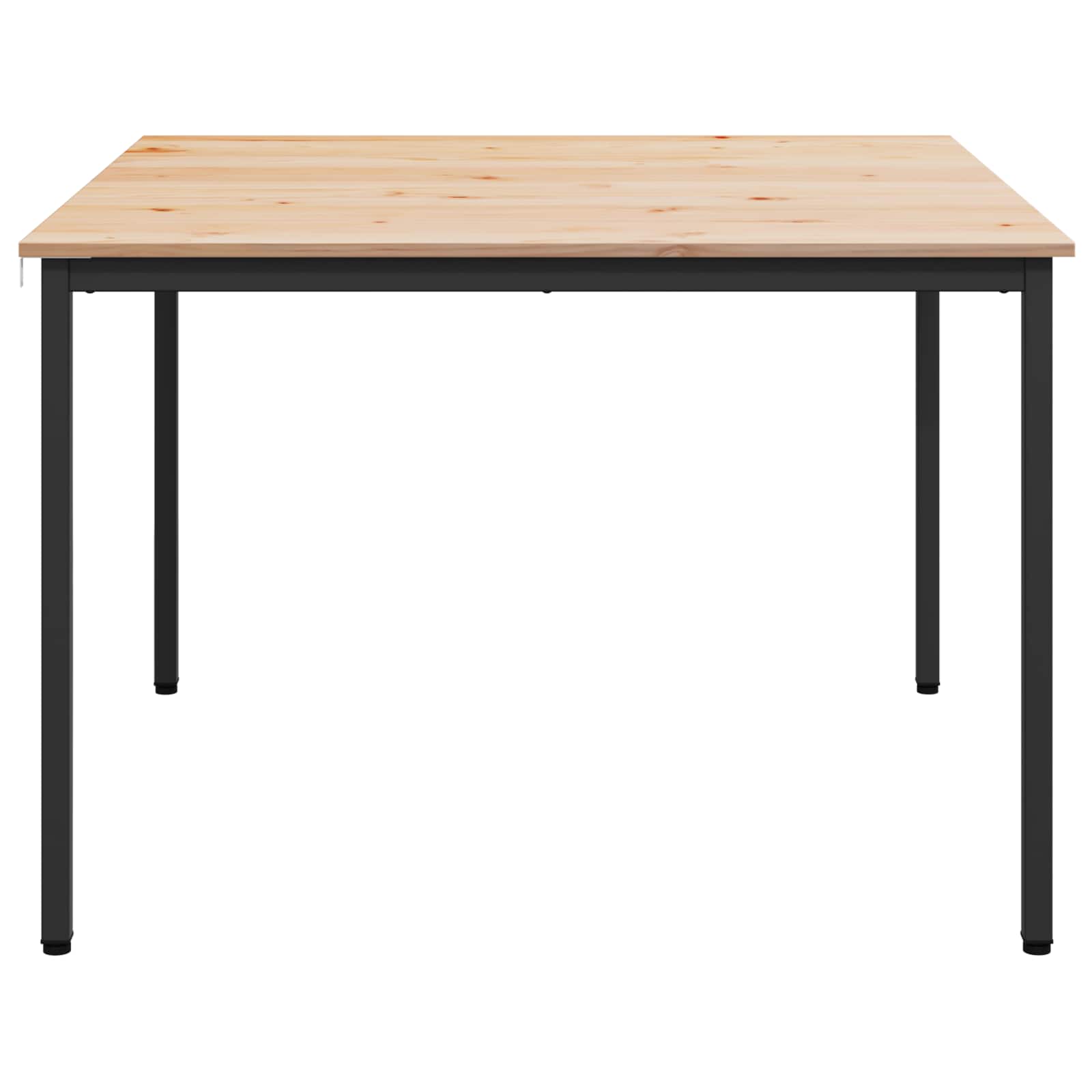 Dining Table Natural 110 x 110 x 75 cm Solid Pine Wood