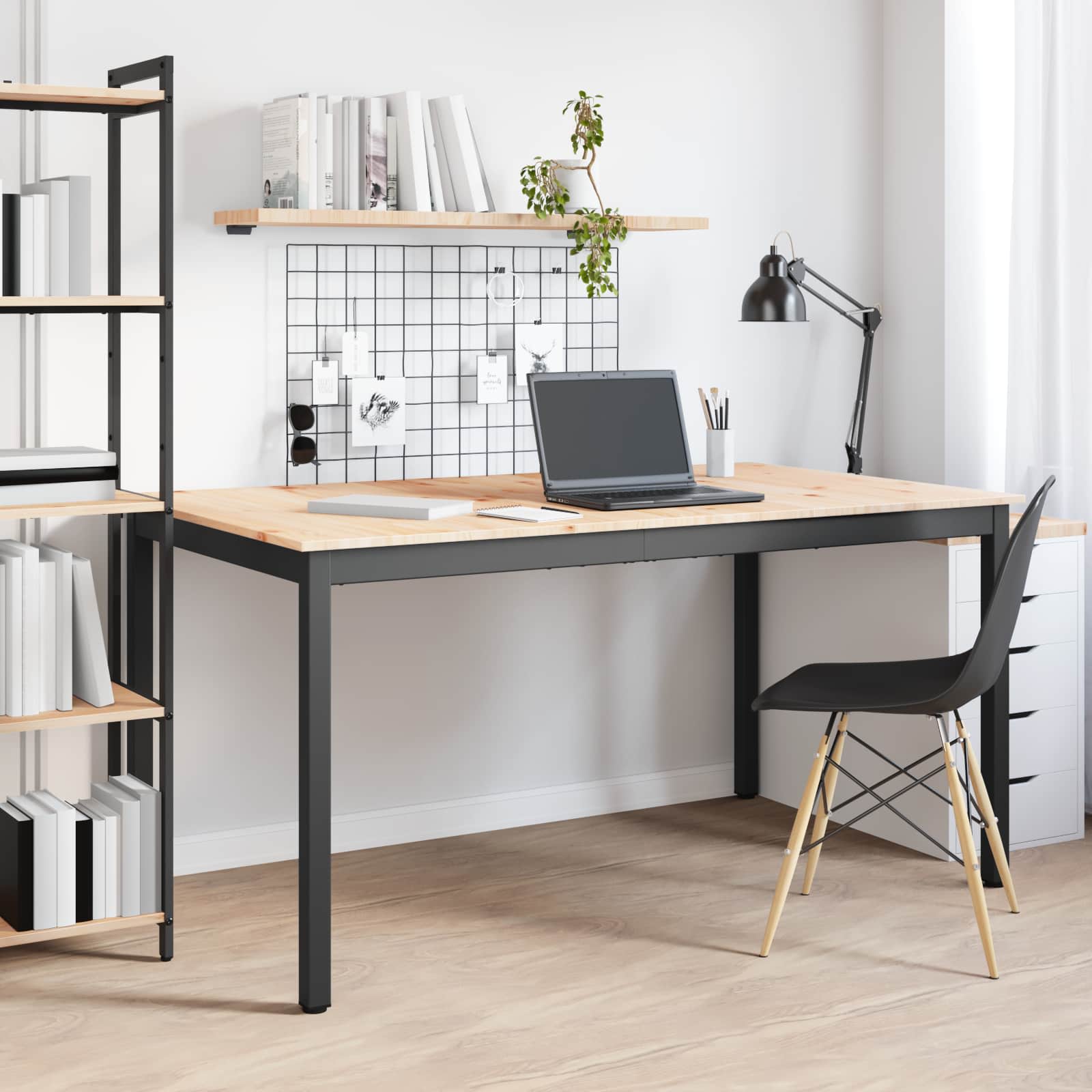 Dining Table Natural 150 x 90 x 75 cm Solid Pine Wood