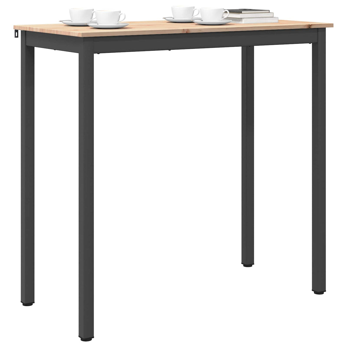 Bar Table Natural 110 x 55 x 105 cm Solid Pine Wood