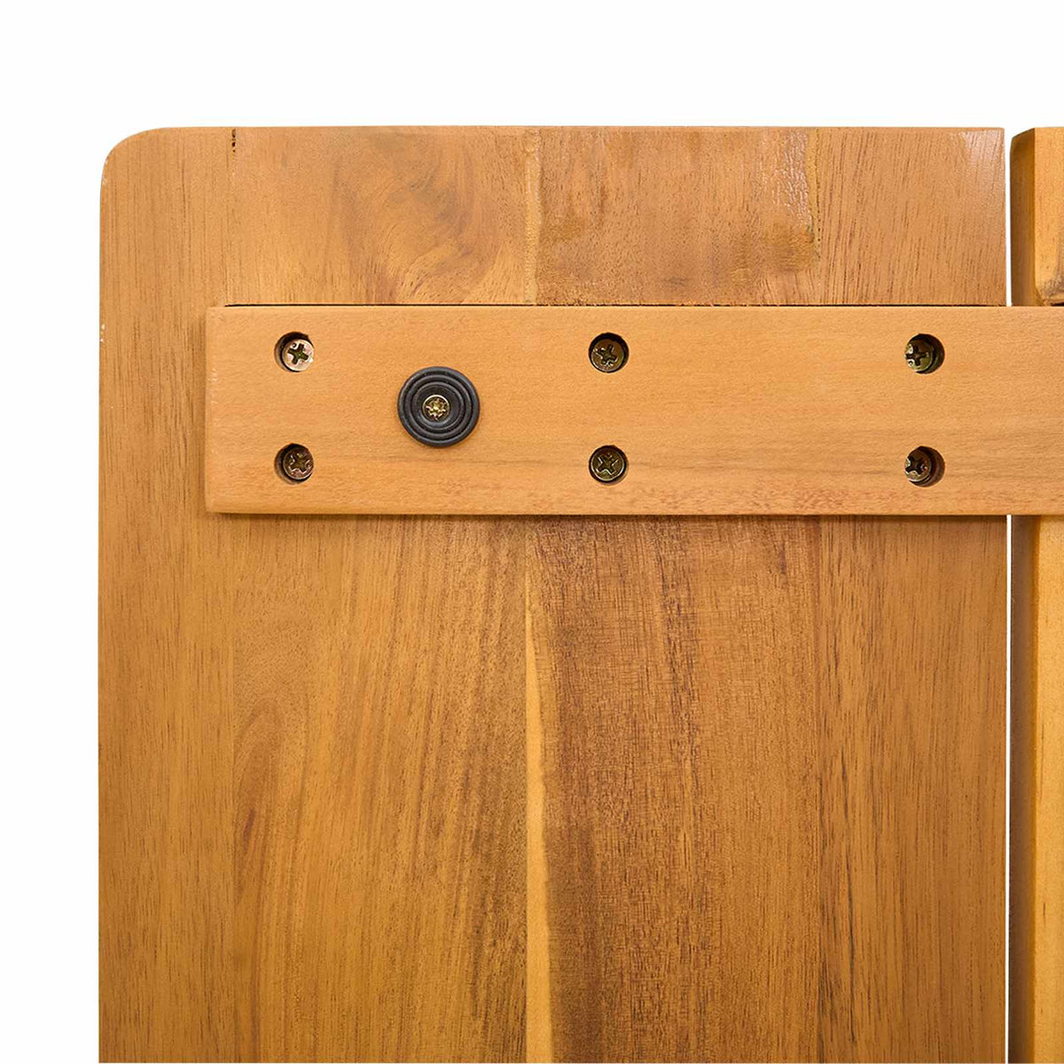 Bath Mat Plain Brown 59 x 40 cm Solid Acacia Wood