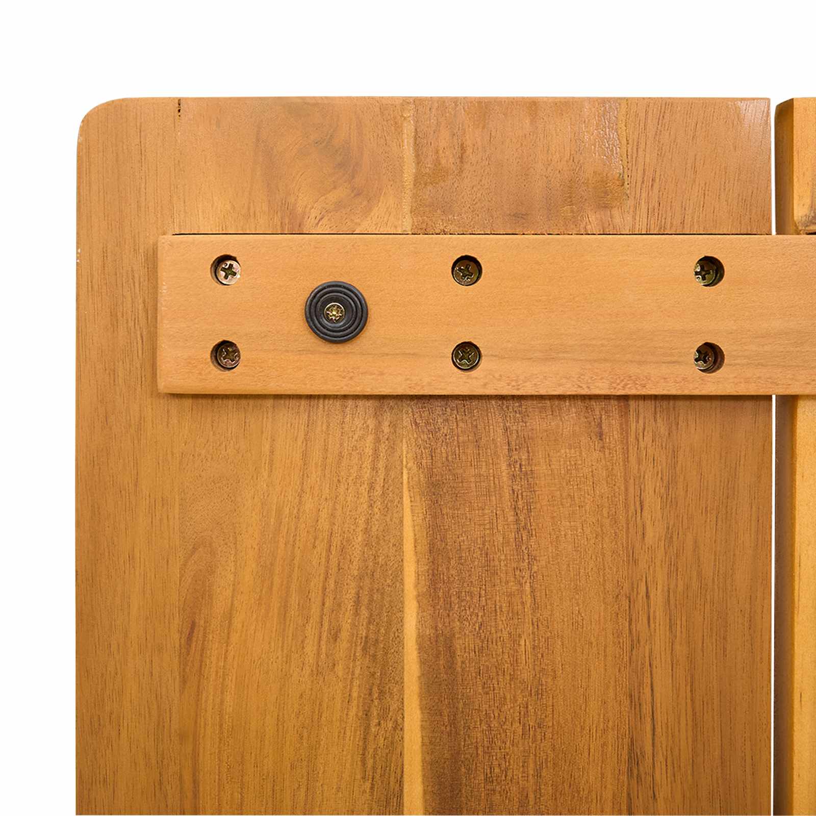 Bath Mat Plain Brown 59 x 40 cm Solid Acacia Wood