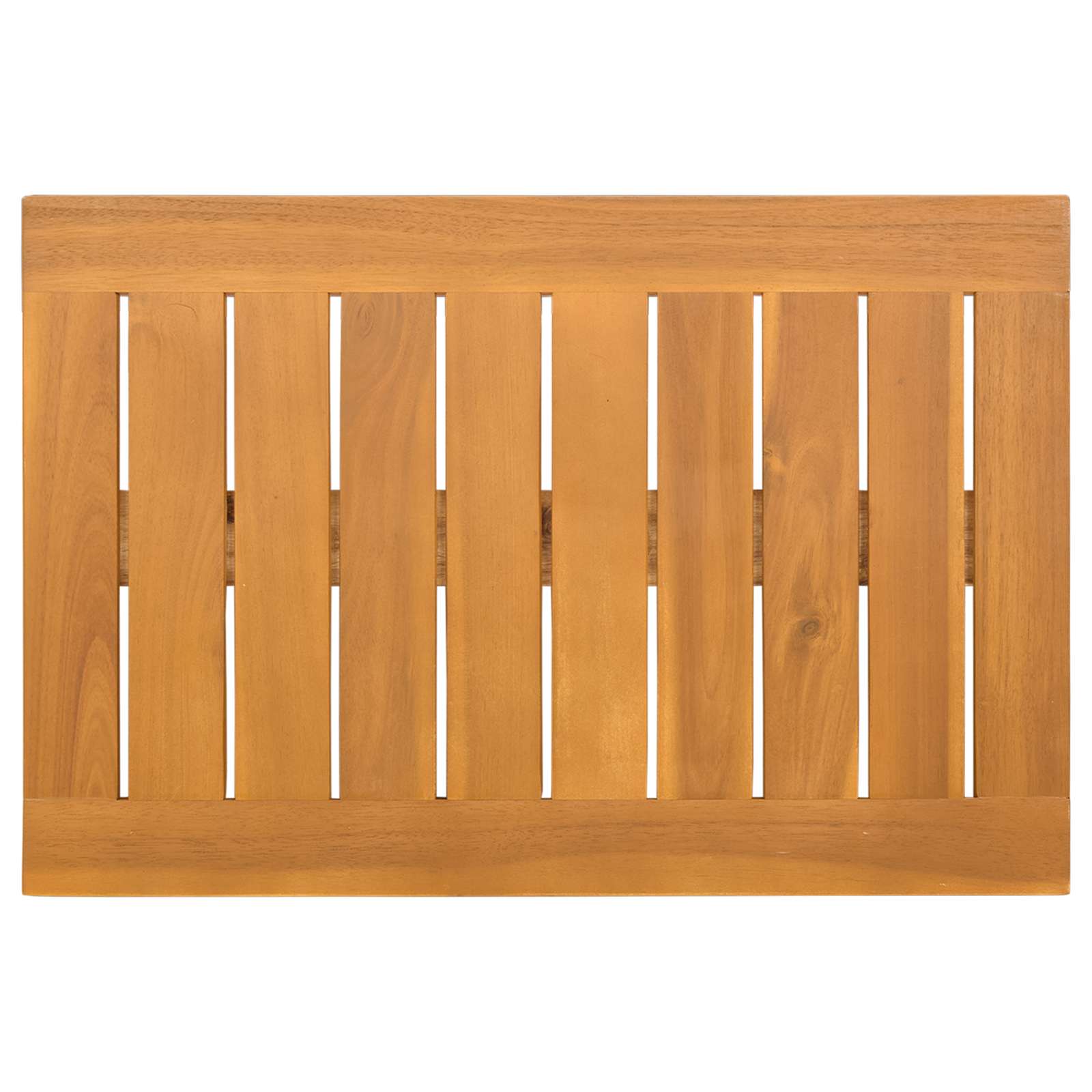 Bath Mat Plain Brown 60 x 40 cm Solid Acacia Wood