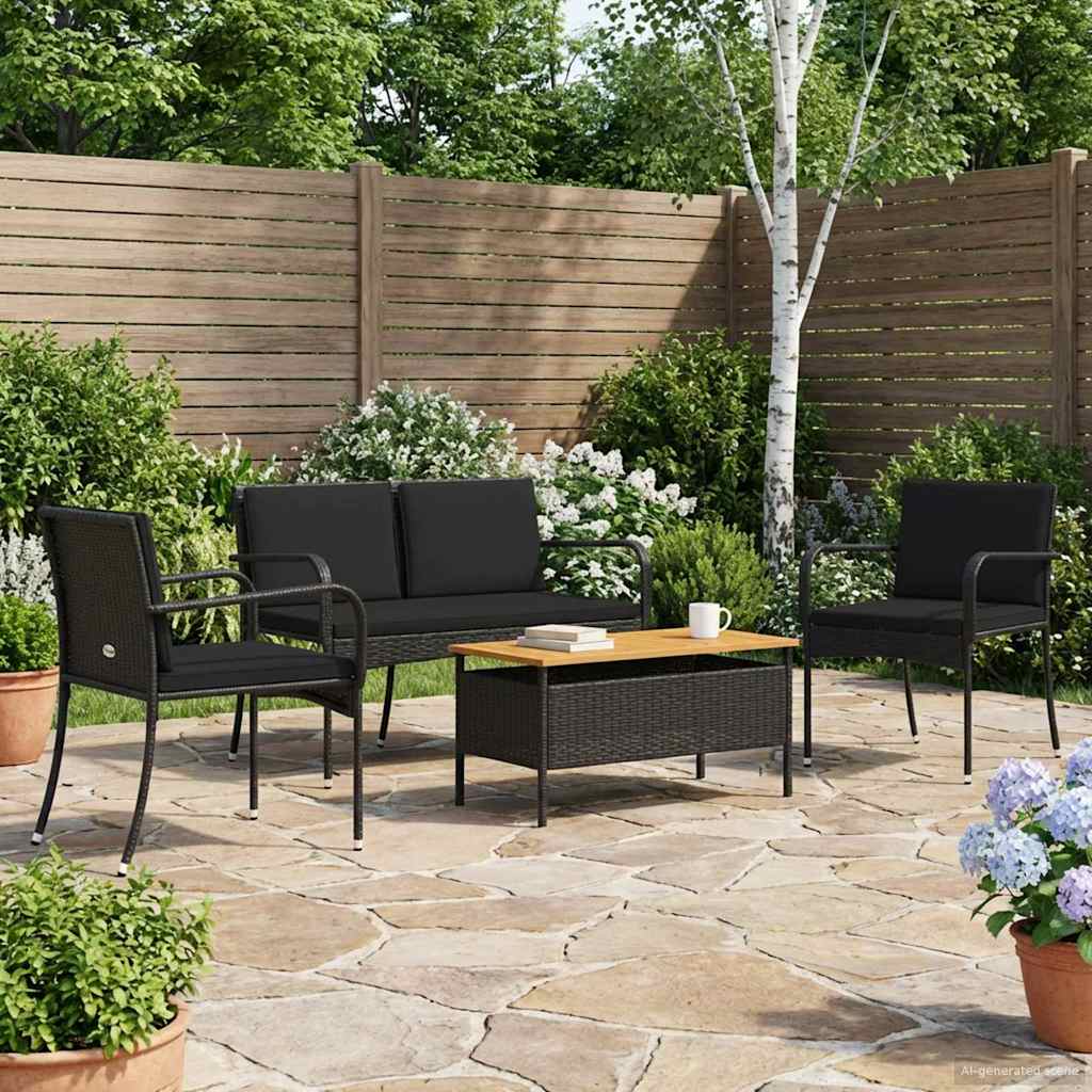 Garden set with Cushion steel