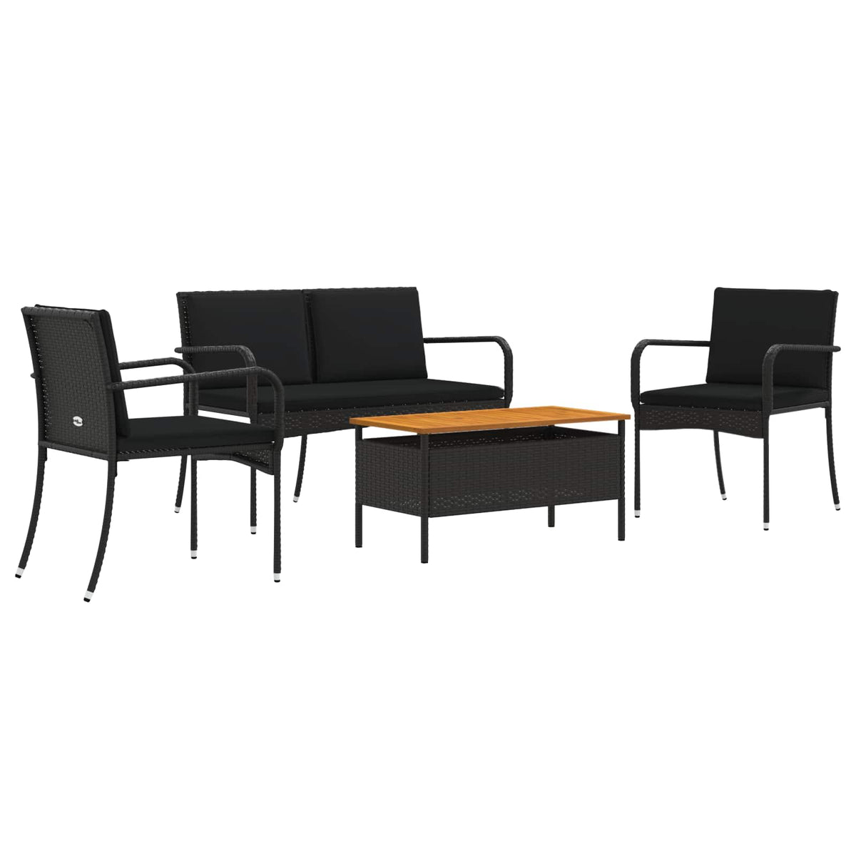 Garden set with Cushion steel