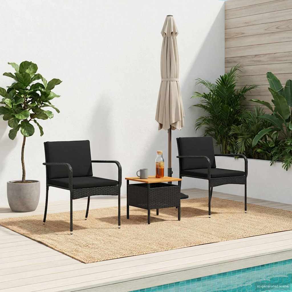 Garden set with Cushion steel