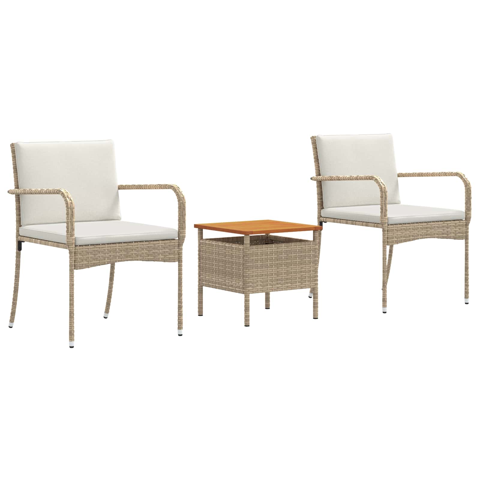 Garden set with Cushion steel