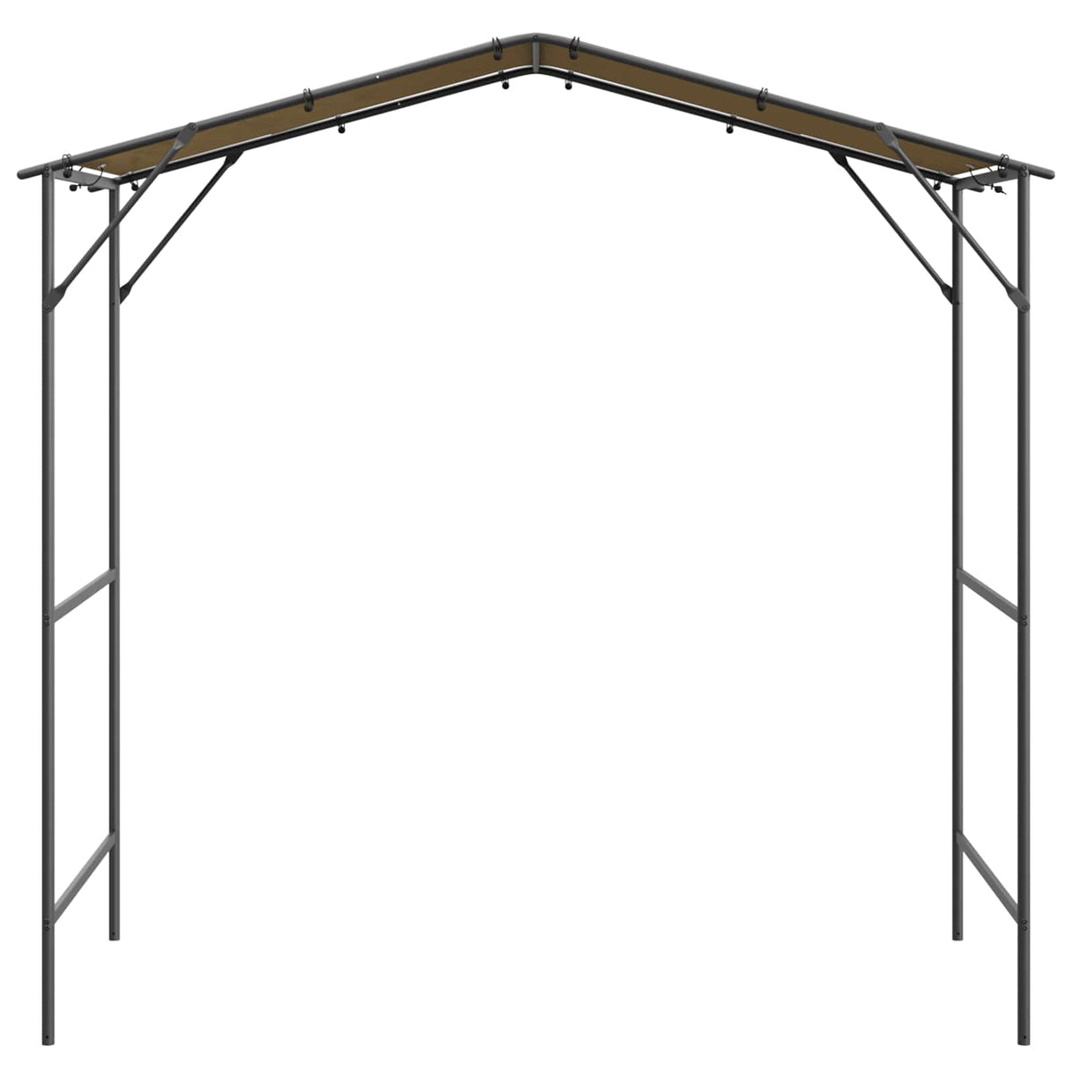 BBQ Gazebo 239.5 x 148 x 233.5 cm Beige
