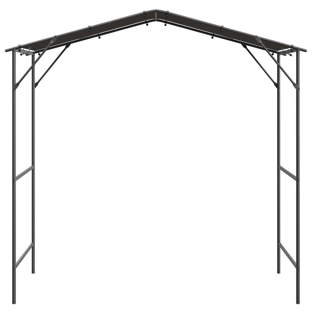 BBQ Gazebo 239.5 x 148 x 233.5 cm Anthracite