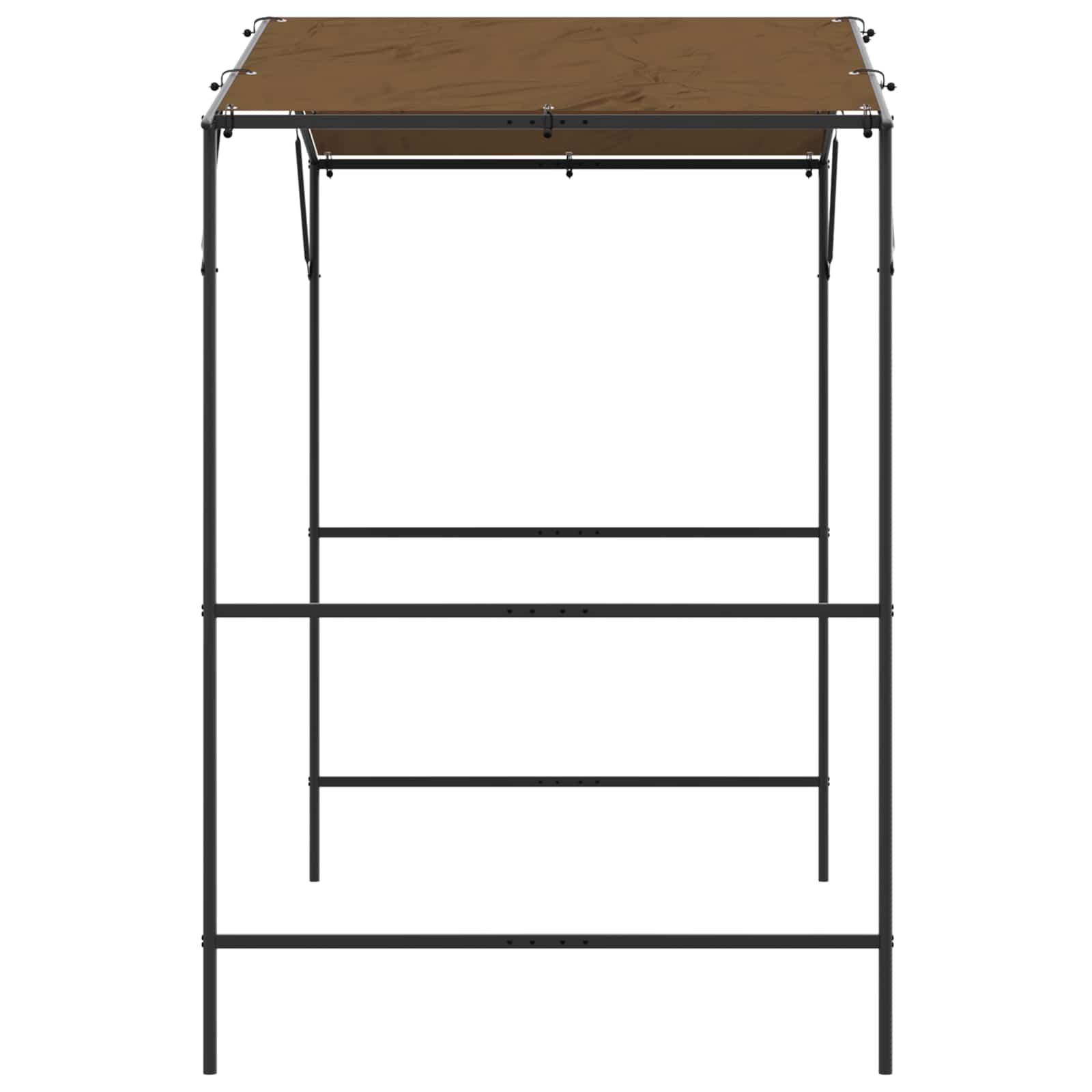 BBQ Gazebo 239.5 x 148 x 233.5 cm Taupe