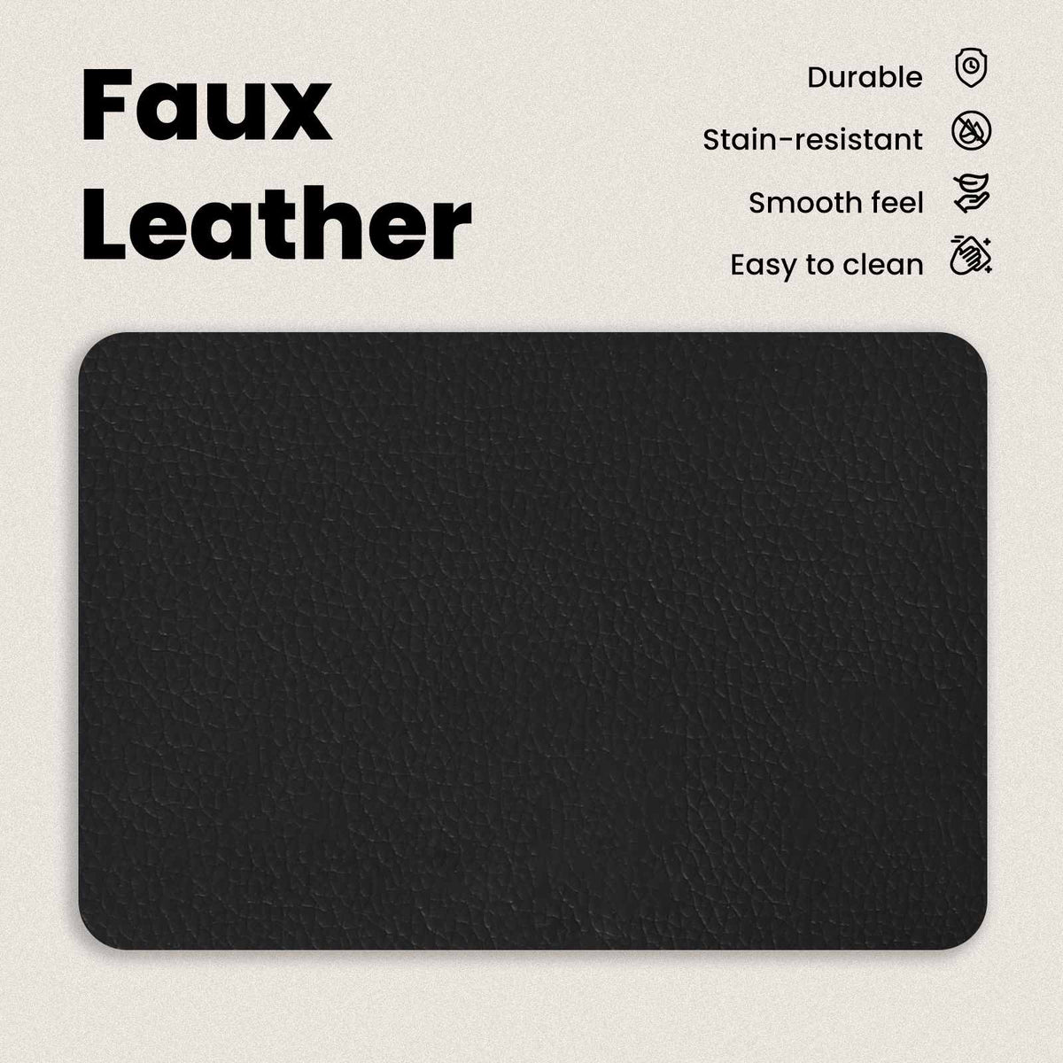 Bed Frame with Headboard Black 107 x 203 cm Faux Leather