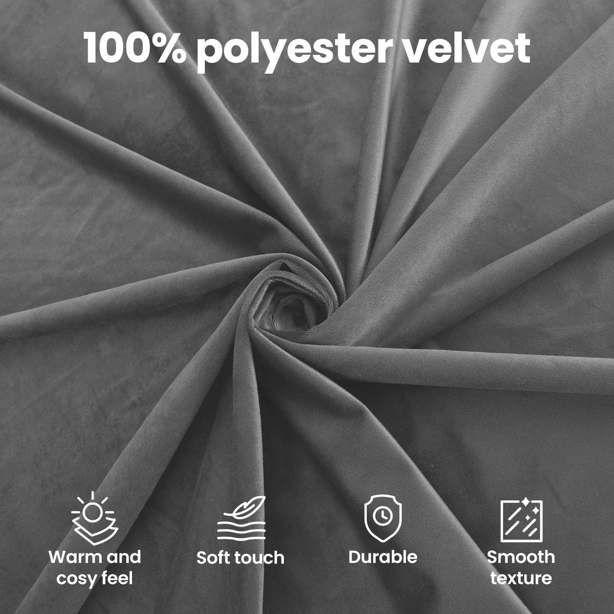 Bed Frame with Headboard Dark Grey 137 x 190 cm Velvet