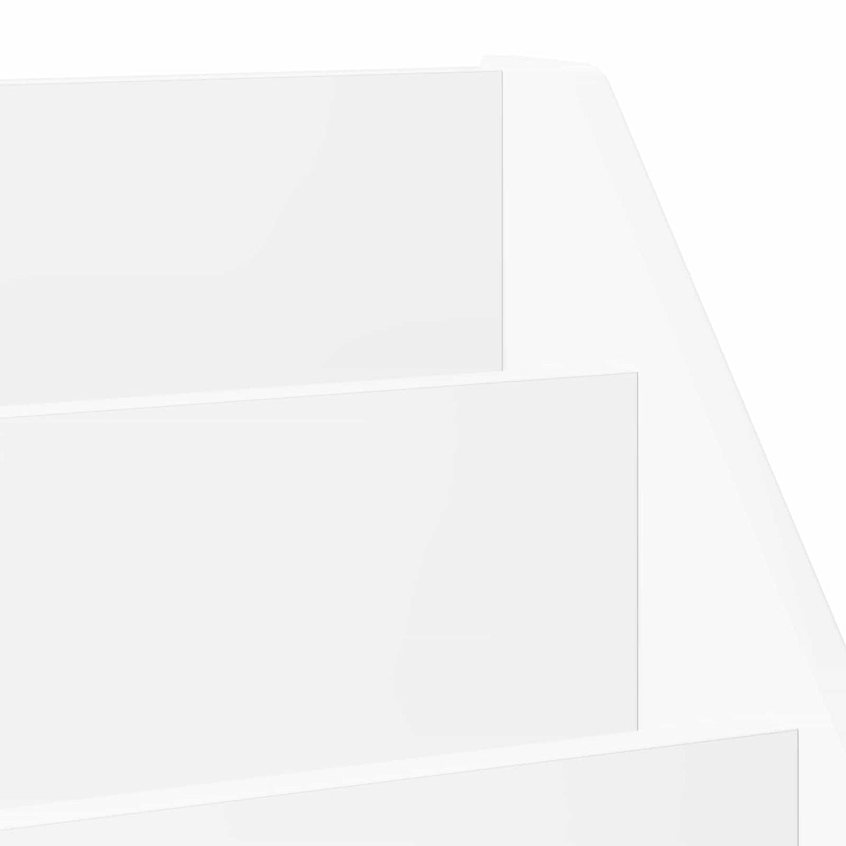 Kids Bookshelf White 60 x 29.5 x 69 cm Engineered Wood