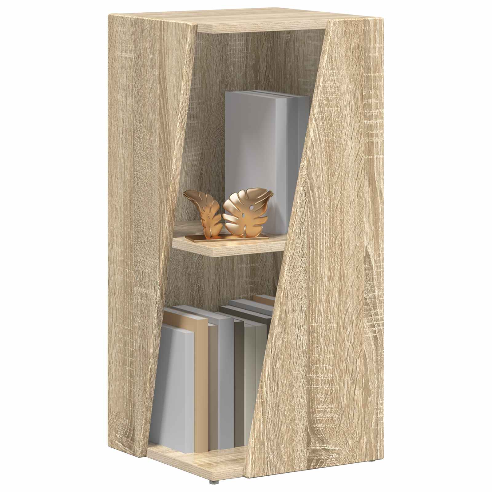 Side Shelf Sonoma Oak 33 x 32 x 70.5 cm Engineered Wood