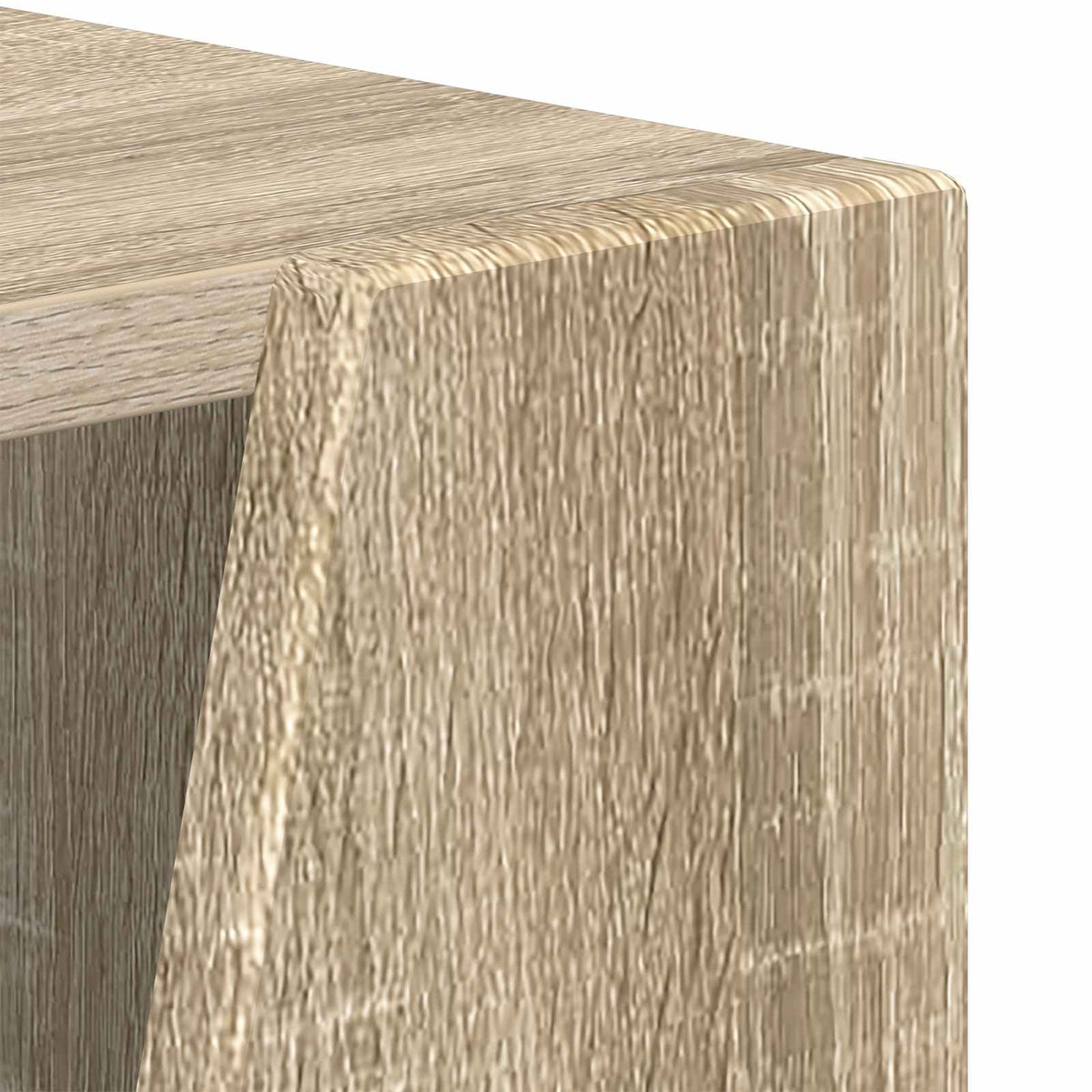 Side Shelf Sonoma Oak 33 x 32 x 100.5 cm Engineered Wood