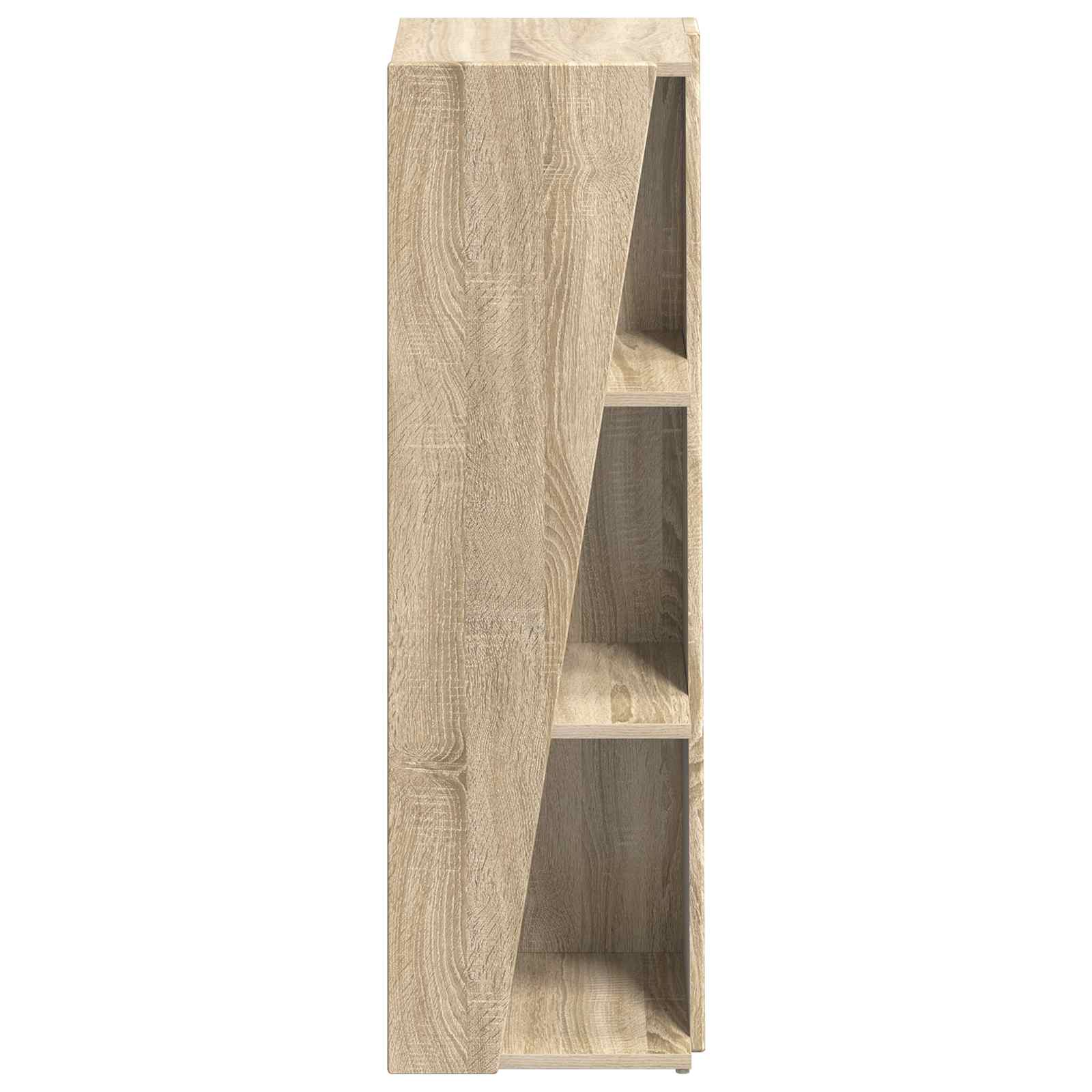Side Shelf Sonoma Oak 33 x 32 x 100.5 cm Engineered Wood
