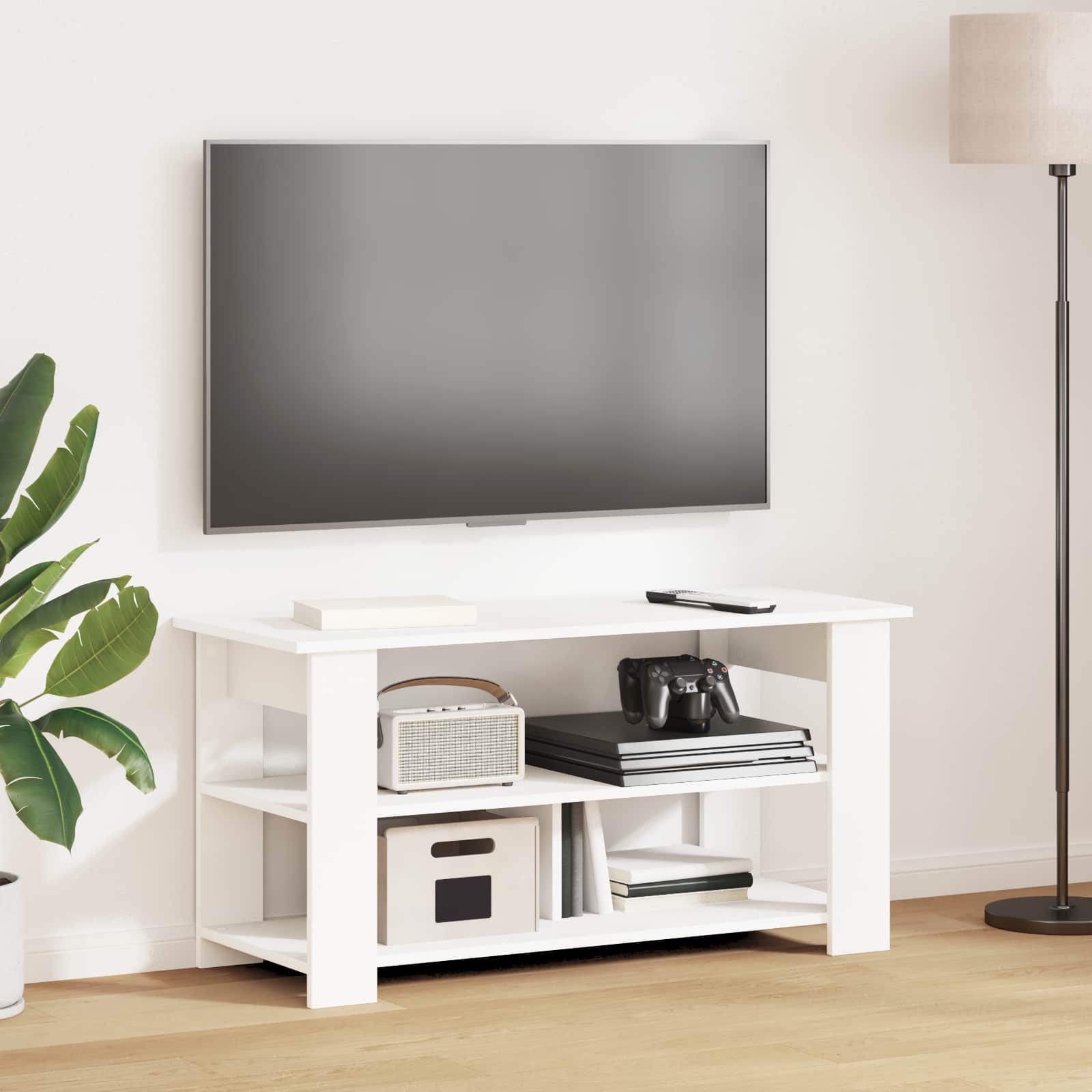 TV stand White 100 x 40 x 50 cm