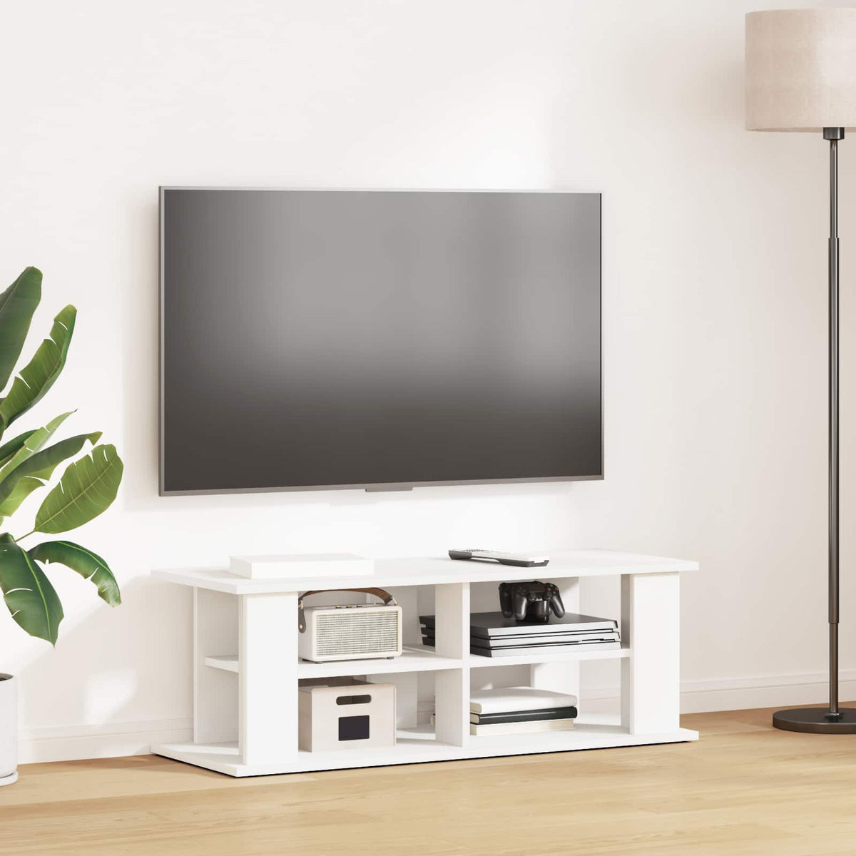 TV stand White 96 x 35 x 33.5 cm
