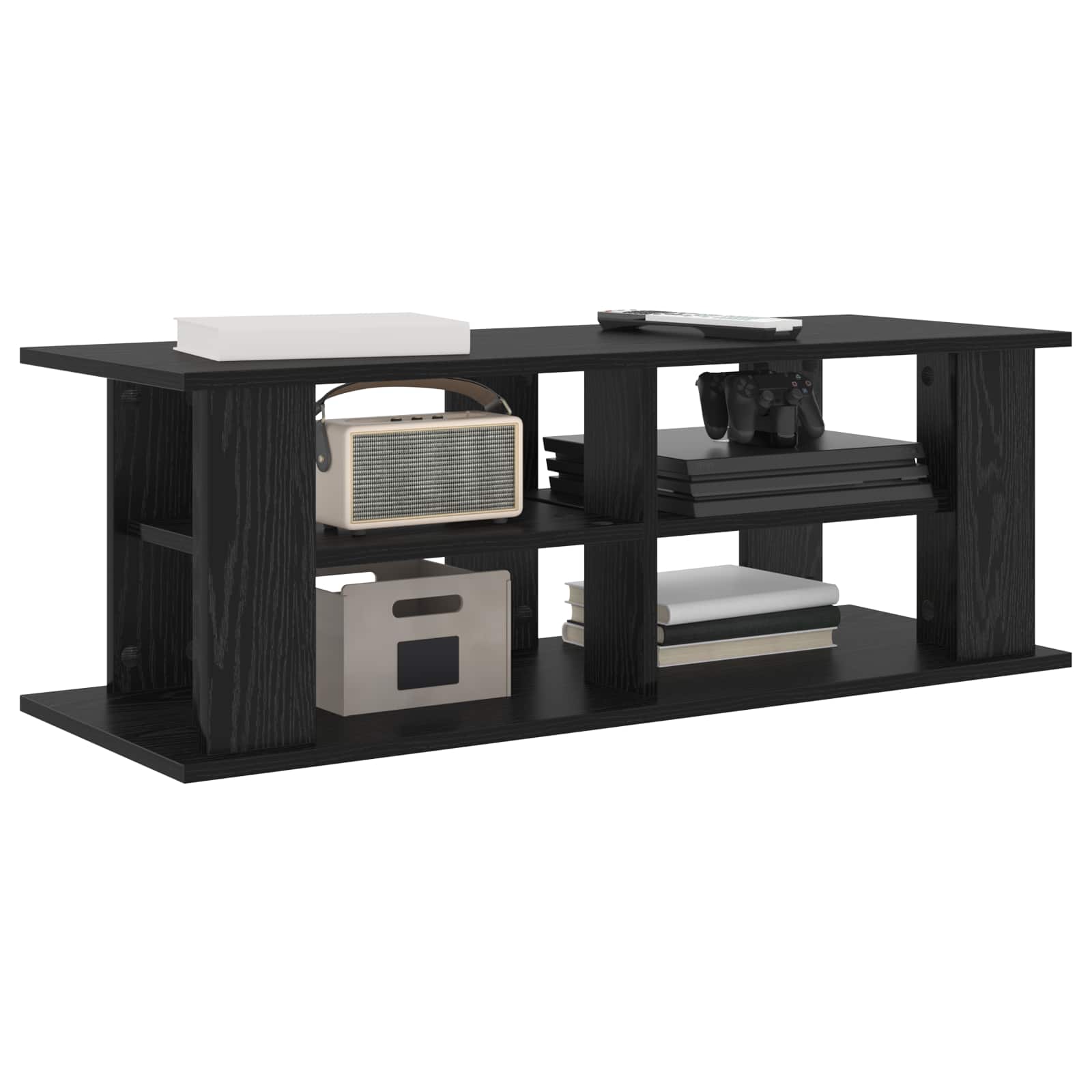 TV stand Black Oak 96 x 35 x 33.5 cm