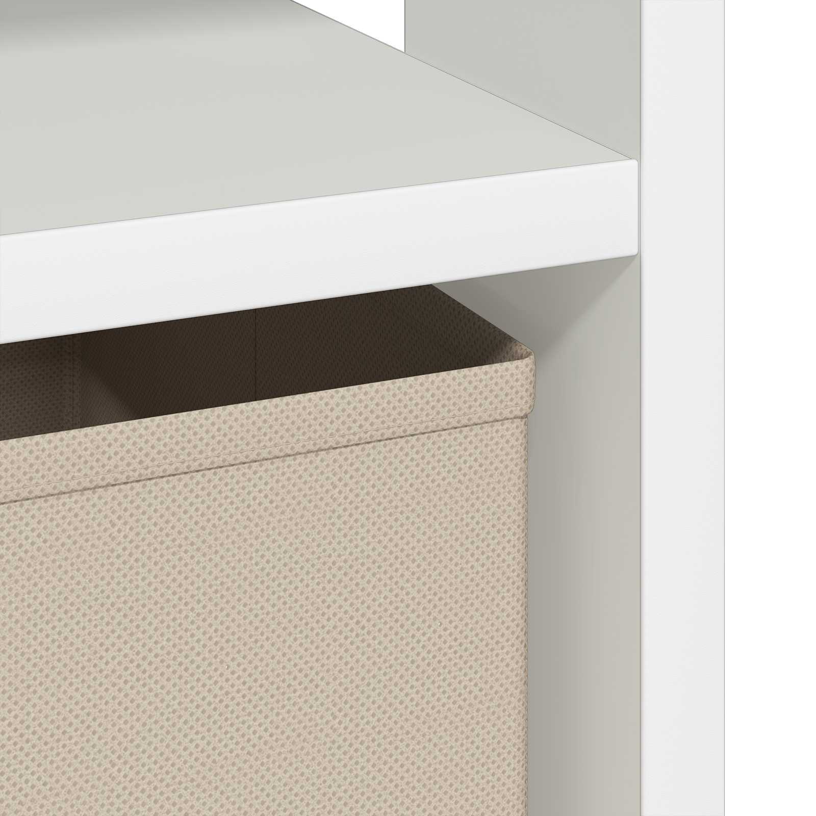 Bedside Table 2 pcs White 41 x 40 x 45 cm Engineered Wood