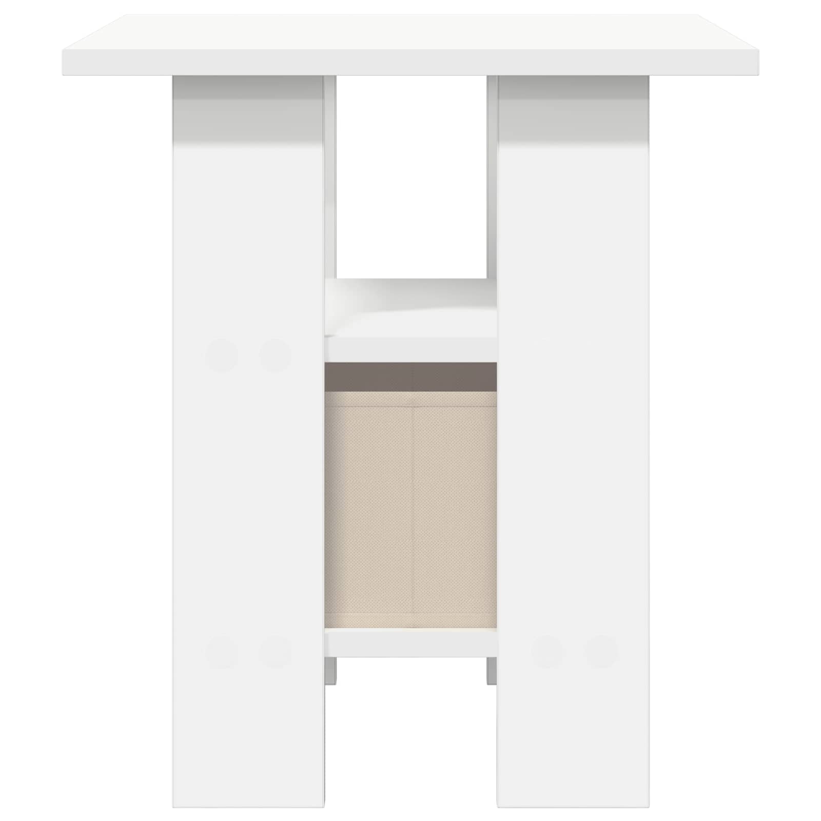 Bedside Table 2 pcs White 41 x 40 x 45 cm Engineered Wood