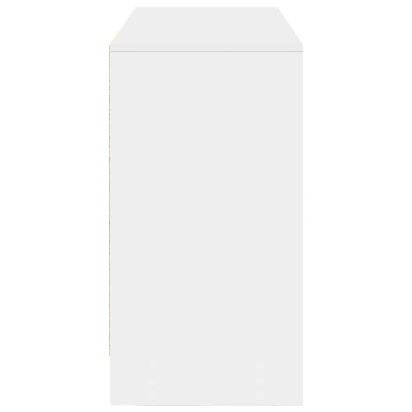 Desk with Drawer White 100 x 40 x 75 cm Engineered Wood