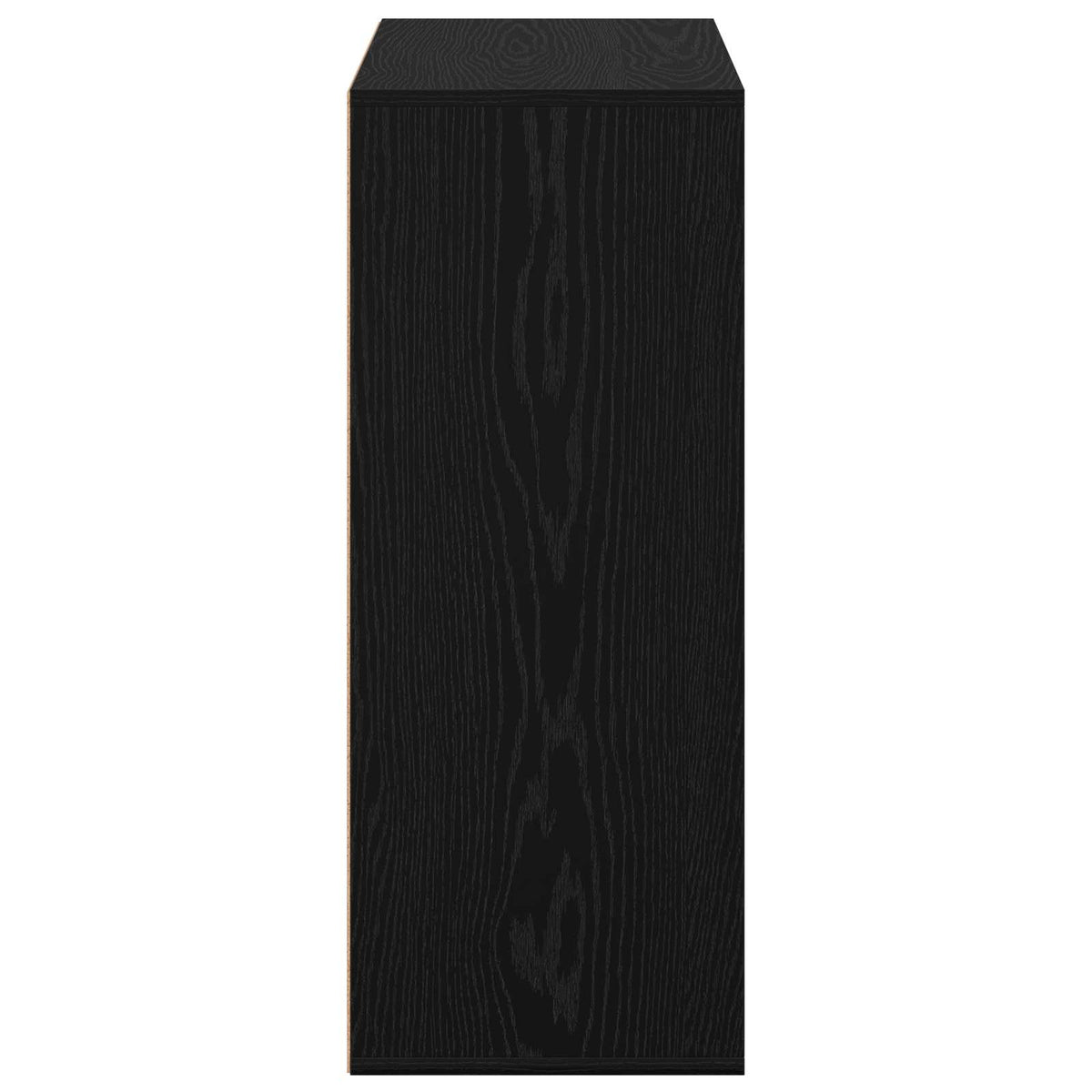 Sideboard with Drawer Black Oak 60 x 33.5 x 84 cm